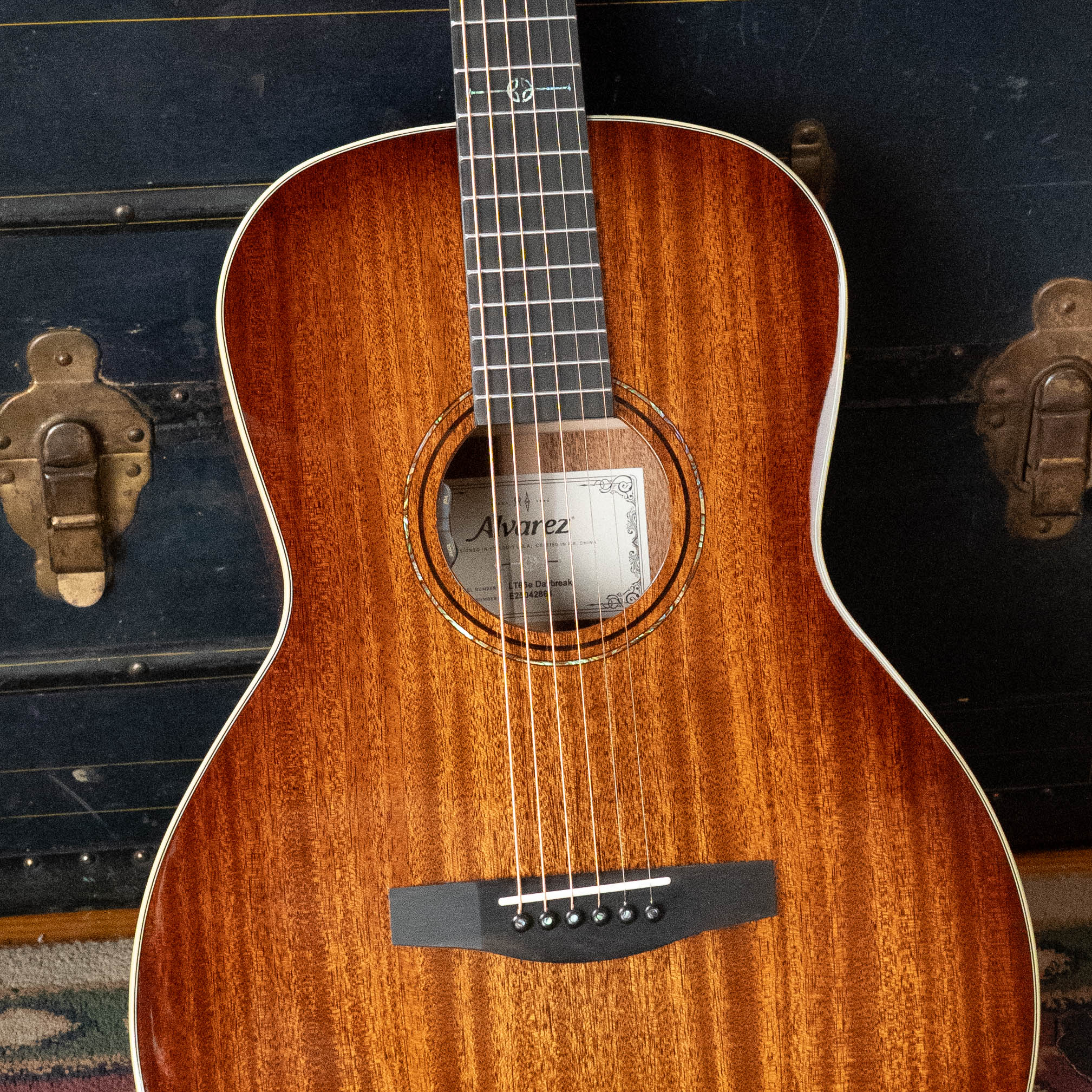 Alvarez Laureate Series LT66e Daybreak All Mahogany OOO Guitar w/LR Baggs Hifi Pickup #2864