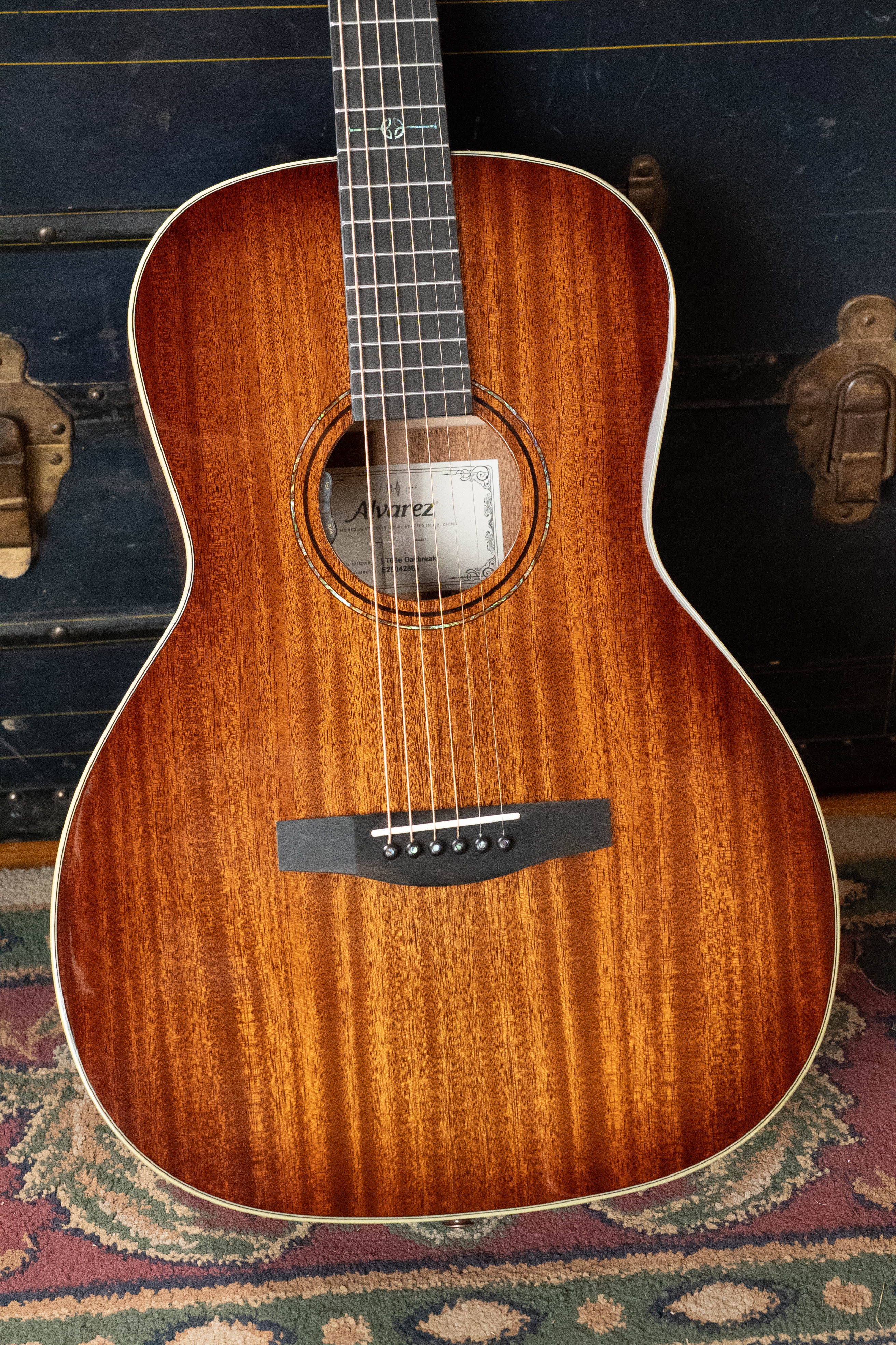 Alvarez Laureate Series LT66e Daybreak All Mahogany OOO Guitar w/LR Baggs Hifi Pickup #2864