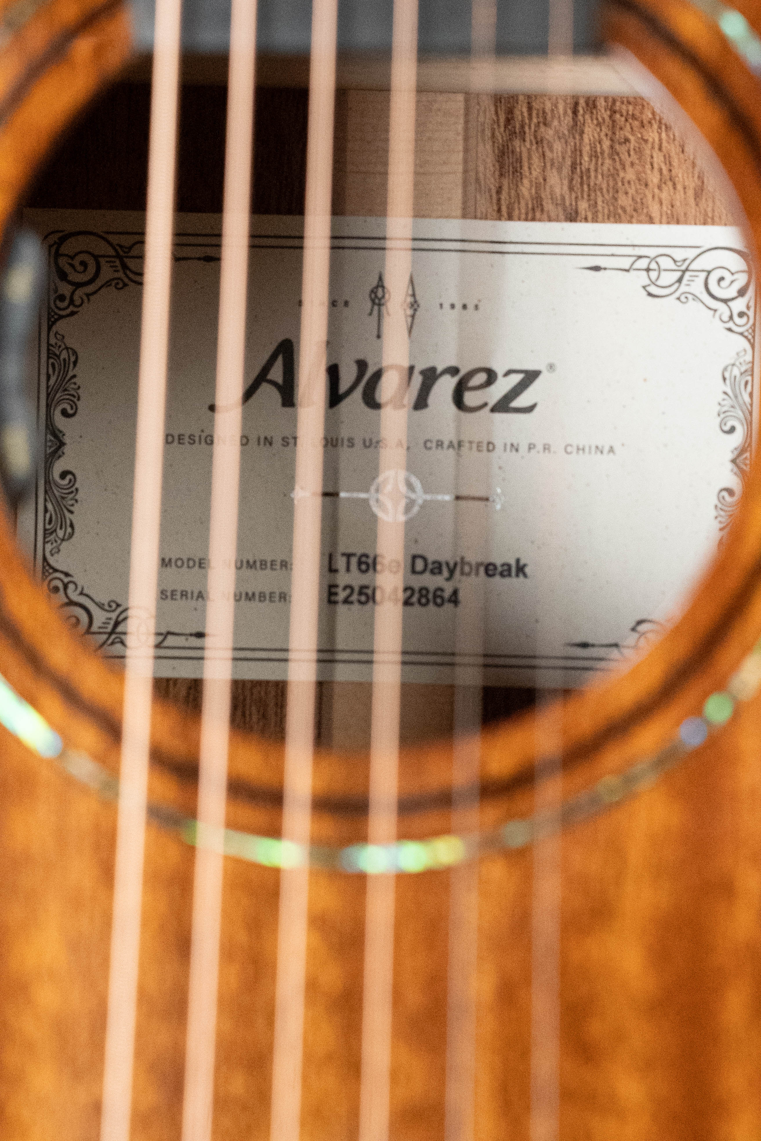Alvarez Laureate Series LT66e Daybreak All Mahogany OOO Guitar w/LR Baggs Hifi Pickup #2864