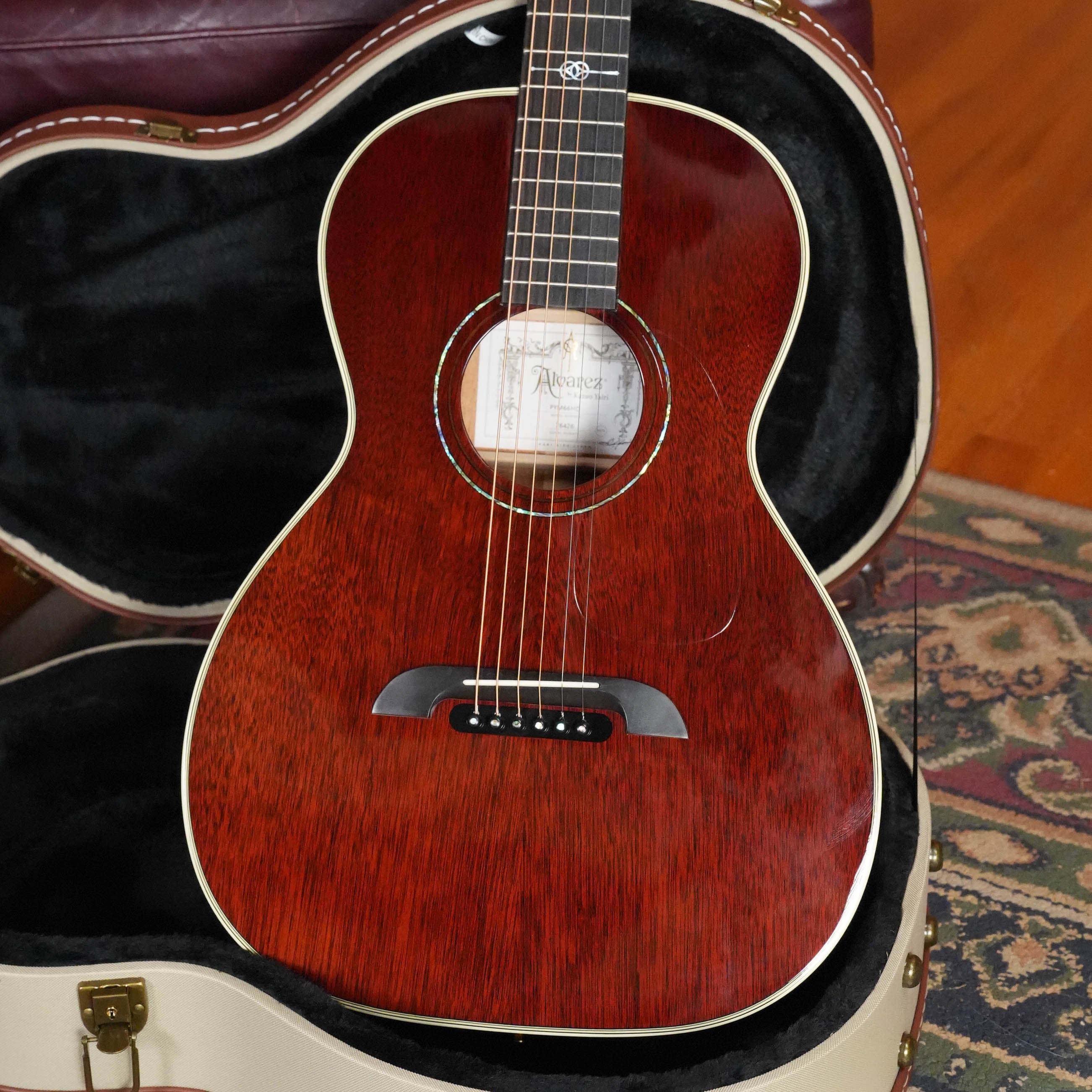 Alvarez Yairi PYM66HD All Honduran Mahogany Parlor Acoustic Guitar #6426