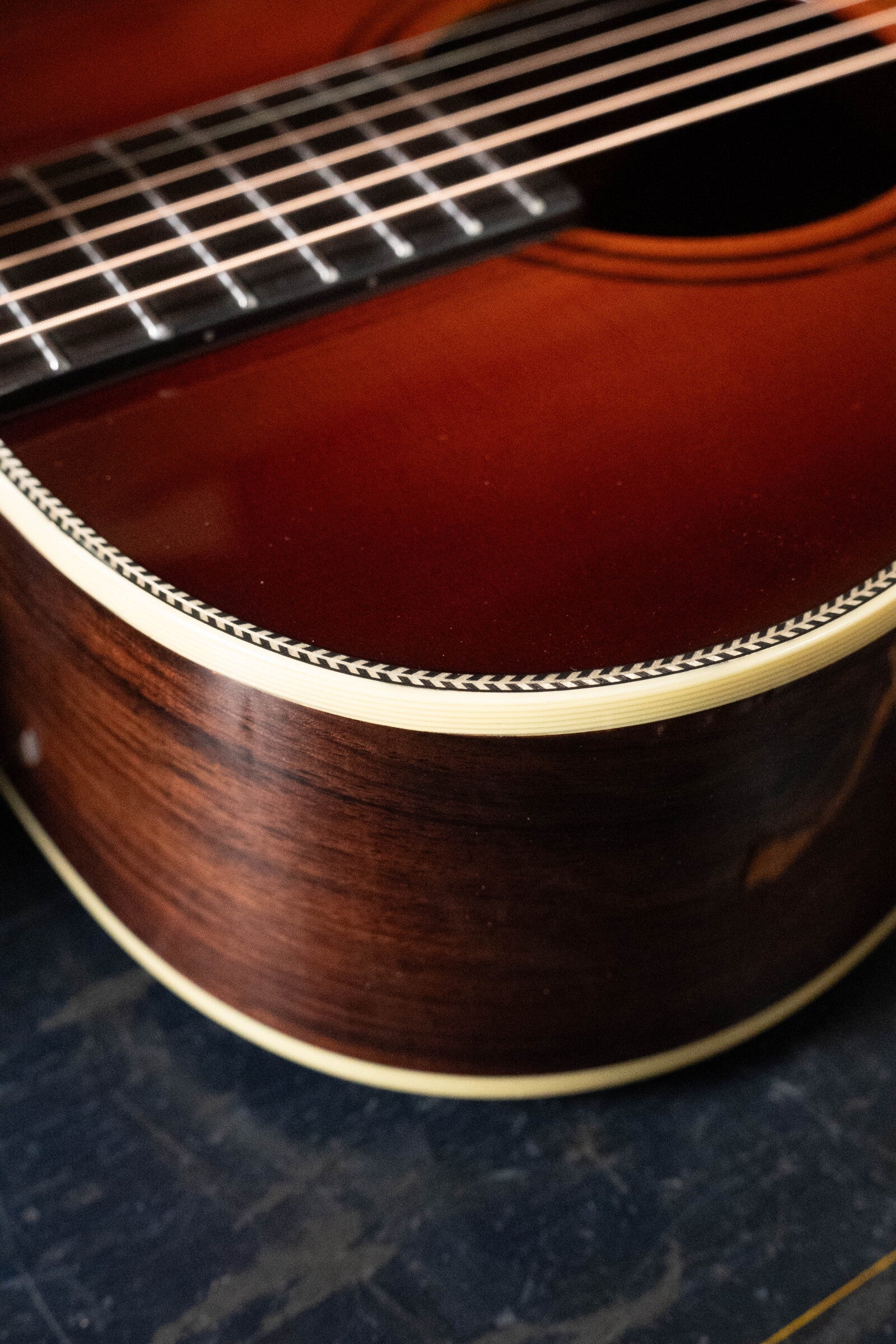 Alvarez Laureate LP70e Herringbone Sunset Sitka/East Indian Rosewood Parlor Guitar w/LR Baggs HiFi Pickup #2143