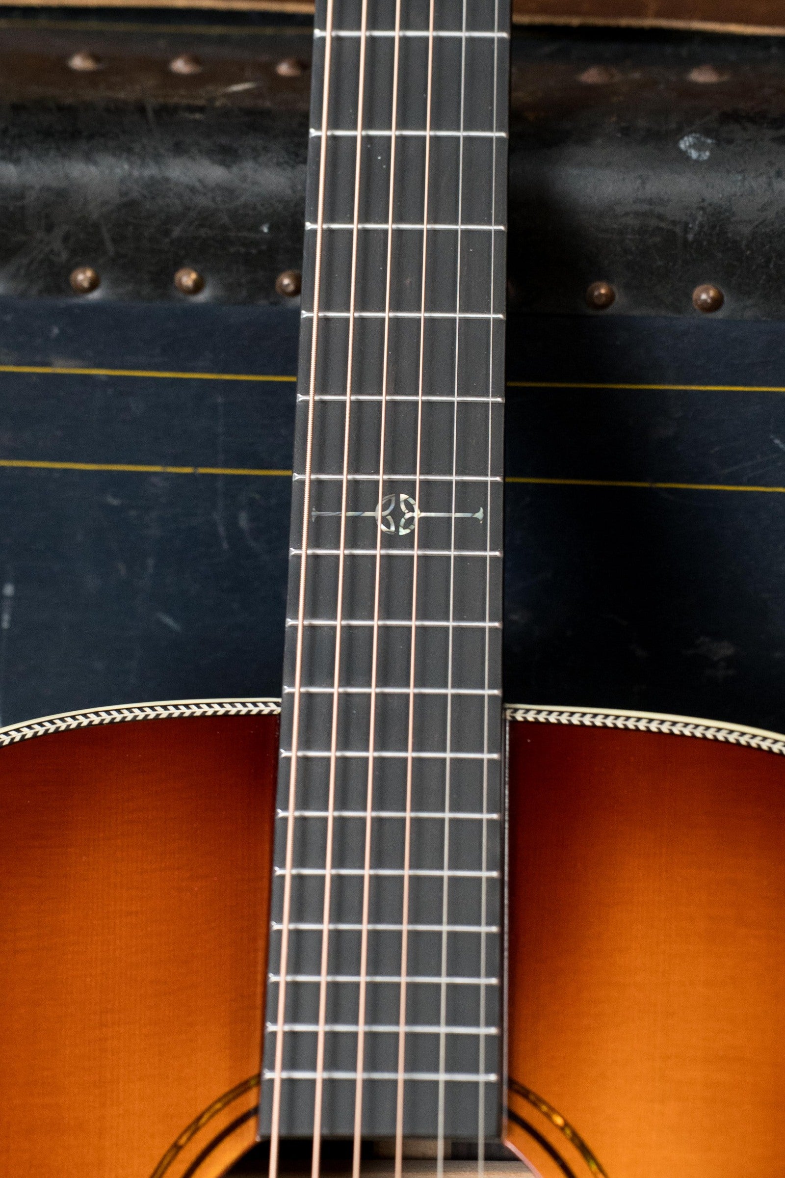 Alvarez Laureate Series LD70e Herringbone Sunset Sitka/Rosewood Dreadnought Guitar w/LR Baggs Hifi Pickup #2836