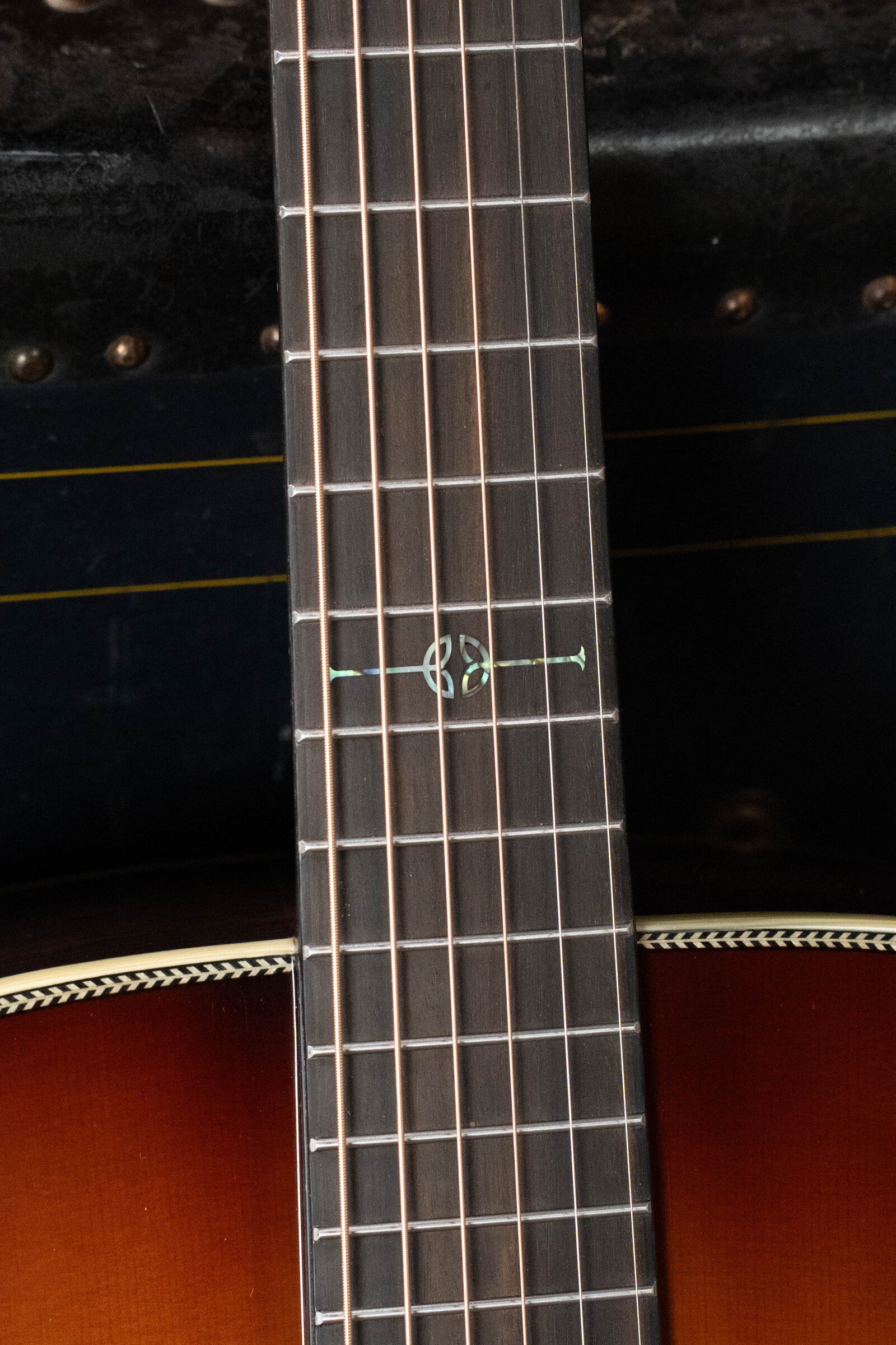 Alvarez Laureate Series LD70e Herringbone Sunset Sitka/Rosewood Dreadnought Guitar w/LR Baggs Hifi Pickup #2981