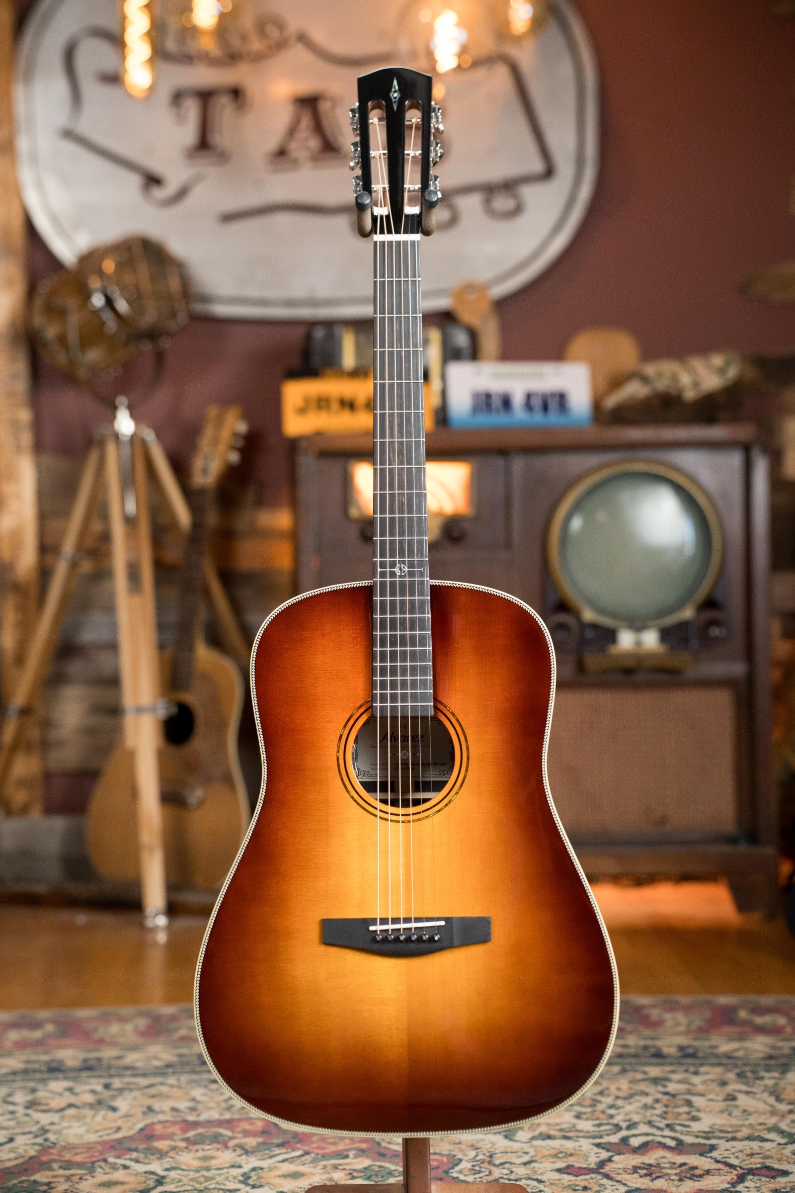 Alvarez Laureate Series LDR70e Sitka/Rosewood Herringbone Sunset Slope Shoulder Dreadnought Guitar w/LR Baggs Hifi Pickup #2869