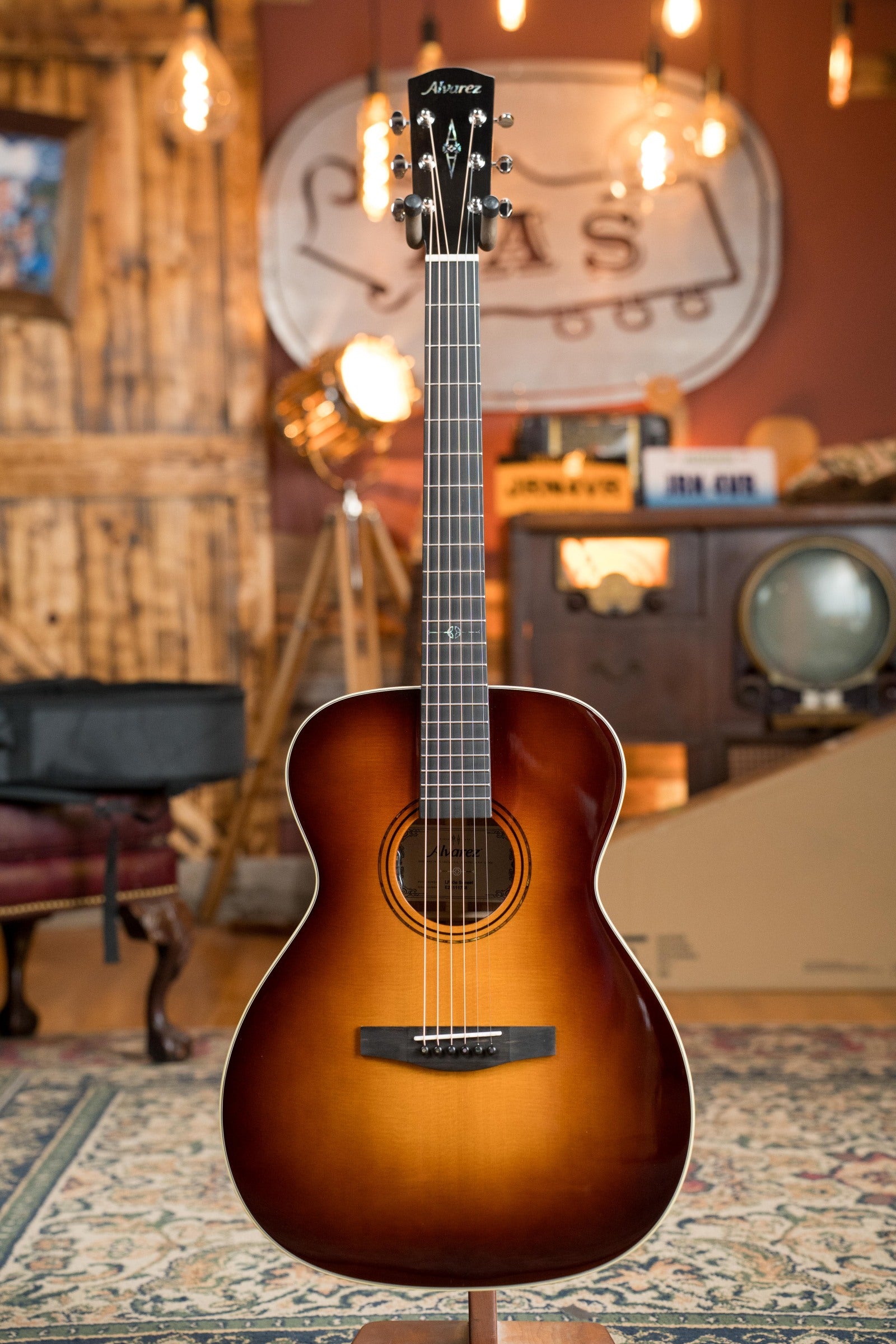 Alvarez Laureate Series LF60e Sunset Sitka/Mahogany OM Guitar w/LR Baggs Hifi Pickup #1758