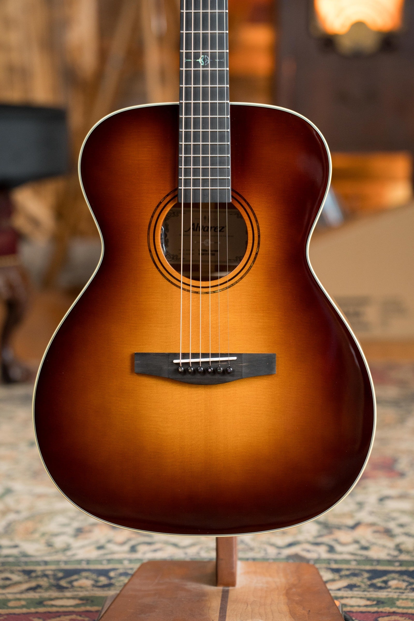 Alvarez Laureate Series LF60e Sunset Sitka/Mahogany OM Guitar w/LR Baggs Hifi Pickup #1758