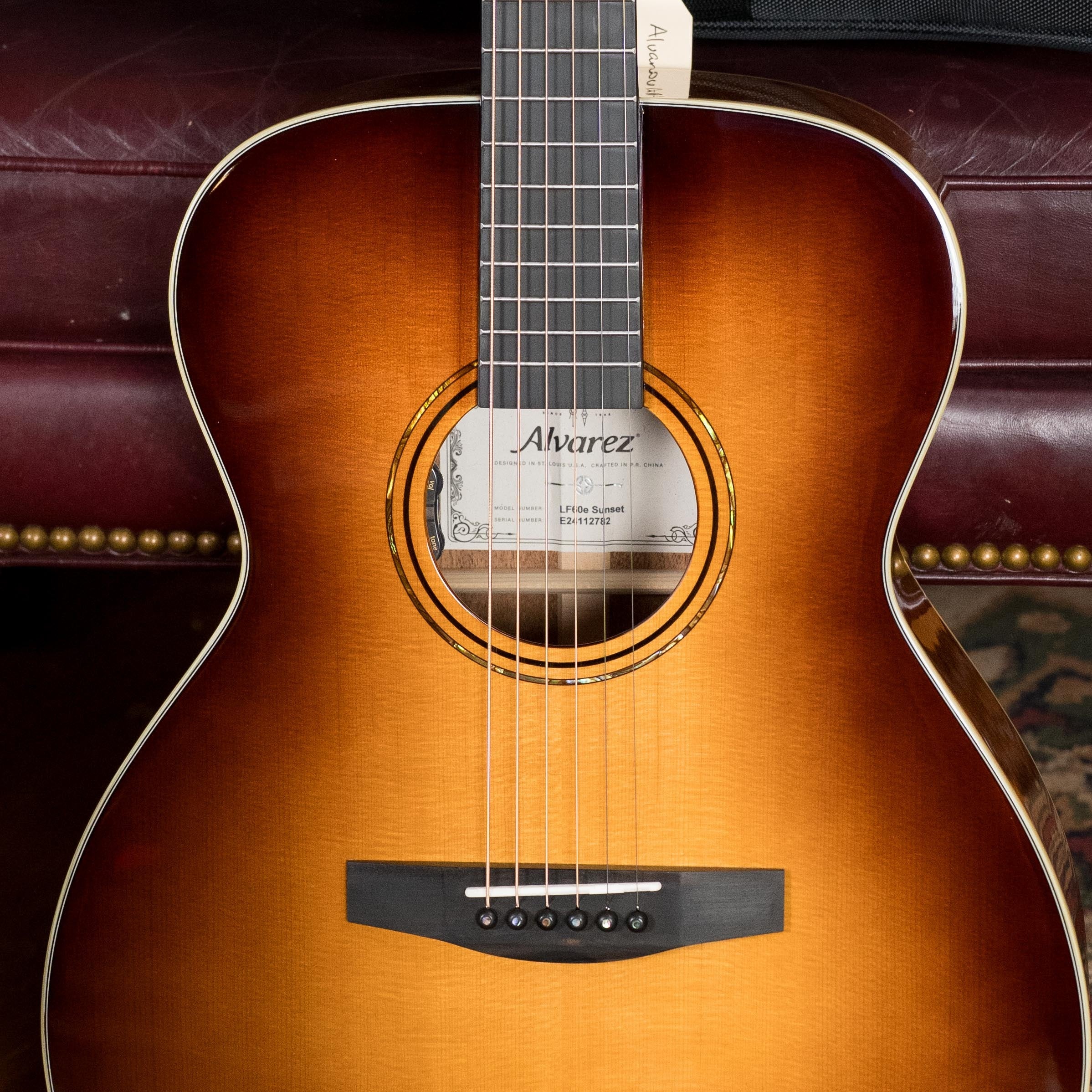 Alvarez Laureate Series LF60e Sunset Sitka/Mahogany OM Guitar w/LR Baggs Hifi Pickup #2782