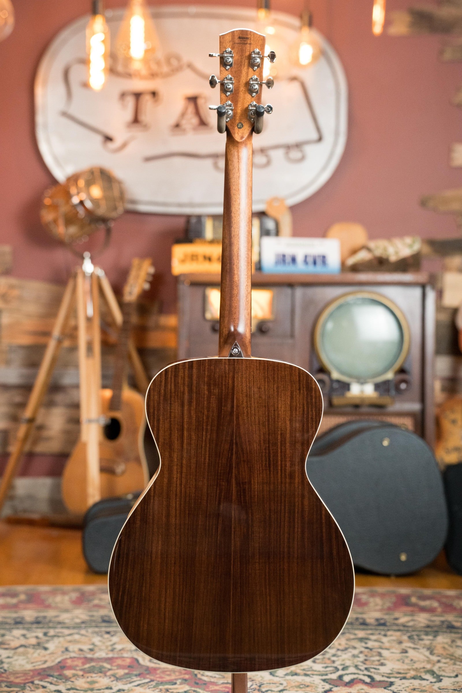Alvarez Masterworks Limited Edition 60th Anniversary MF70 Diamond Black Top OM Acoustic Guitar #2538