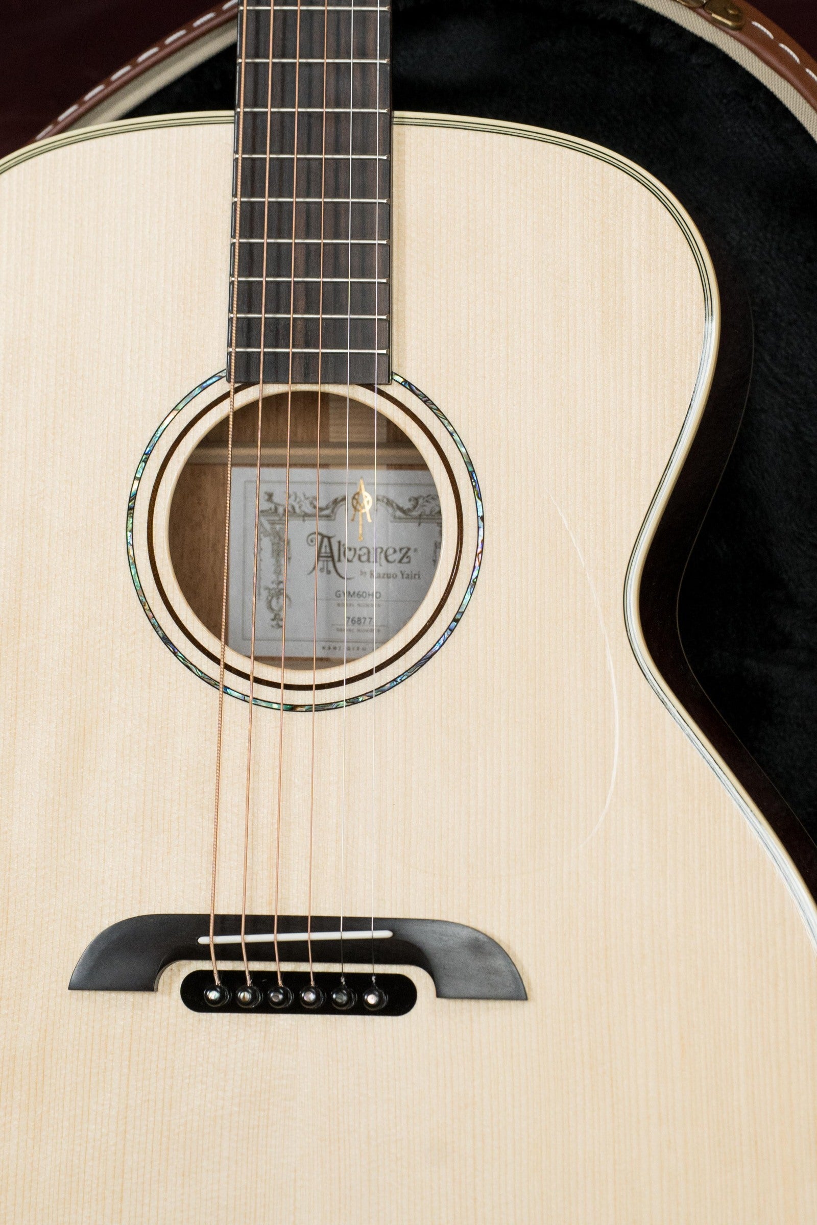 Alvarez Yairi Honduran Series GYM60HD Adirondack/Vintage Honduran Mahogany Grand Auditorium Acoustic Guitar #6877