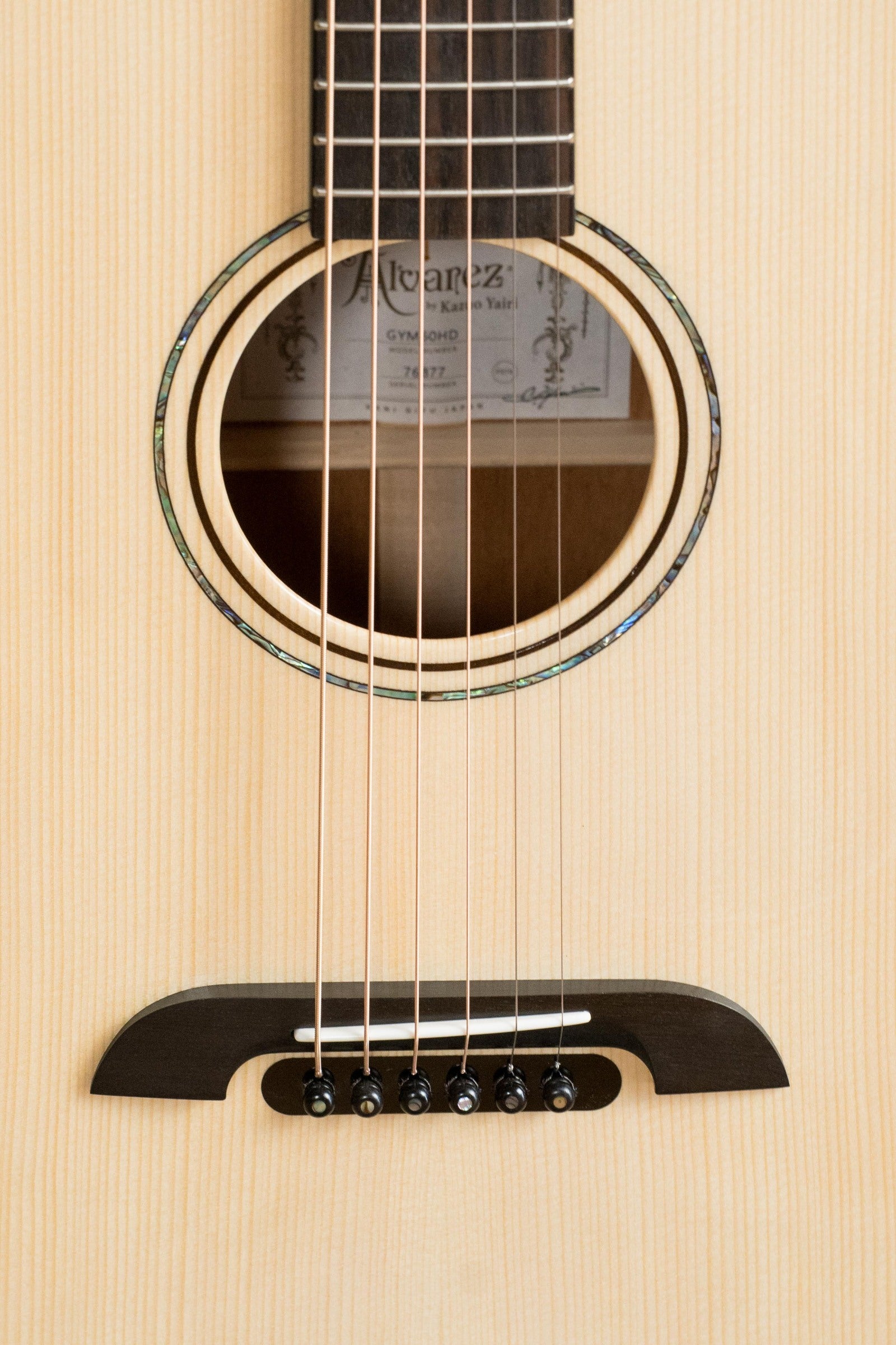 Alvarez Yairi Honduran Series GYM60HD Adirondack/Vintage Honduran Mahogany Grand Auditorium Acoustic Guitar #6877