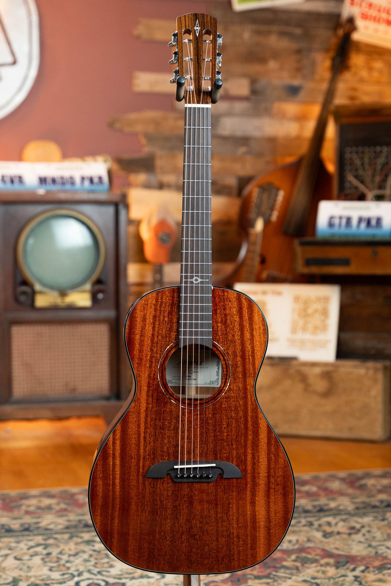 Alvarez Masterworks Series MP66 All African Mahogany Parlor Acoustic Guitar #1599