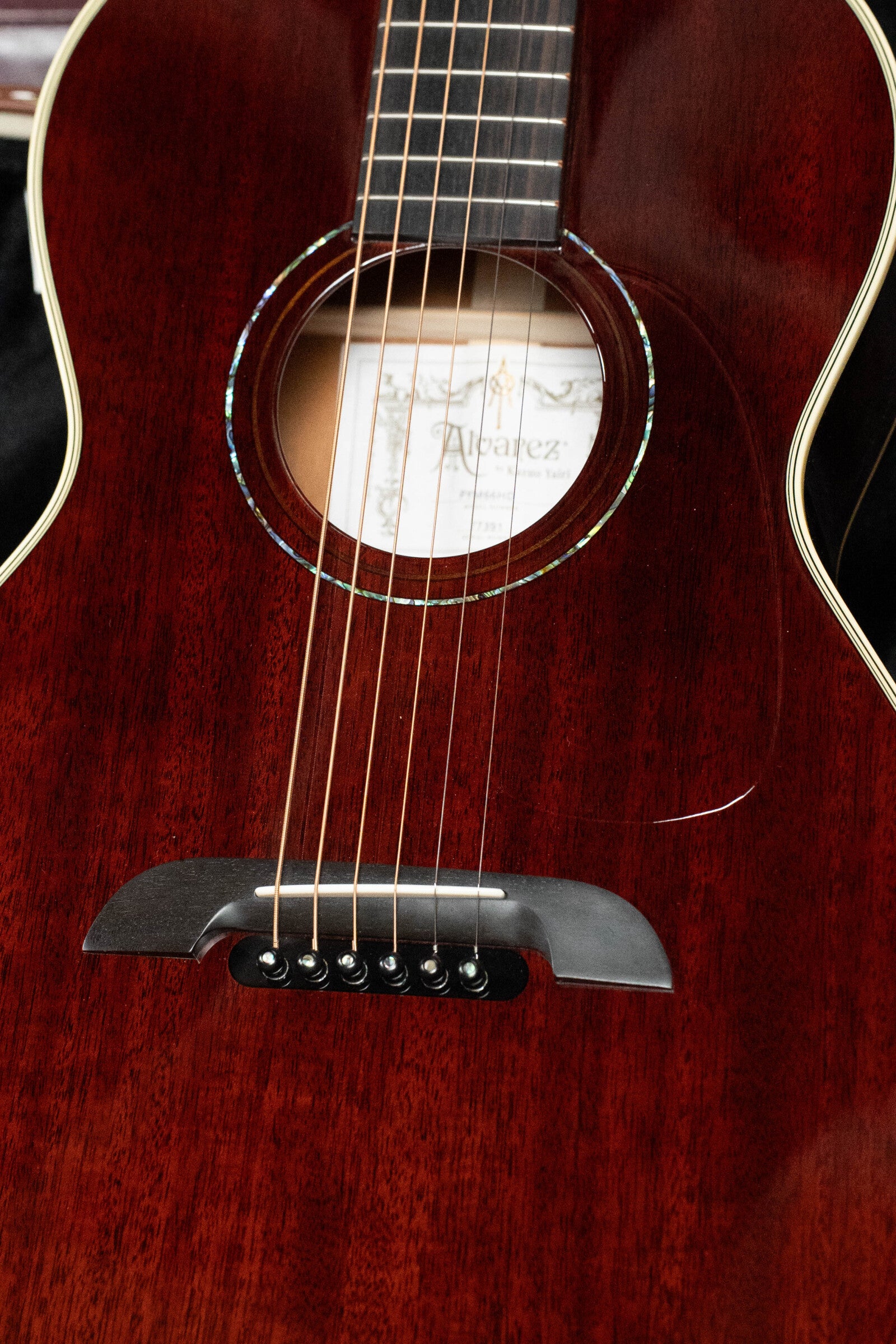 Alvarez Yairi PYM66HD All Honduran Mahogany Parlor Acoustic Guitar #7391