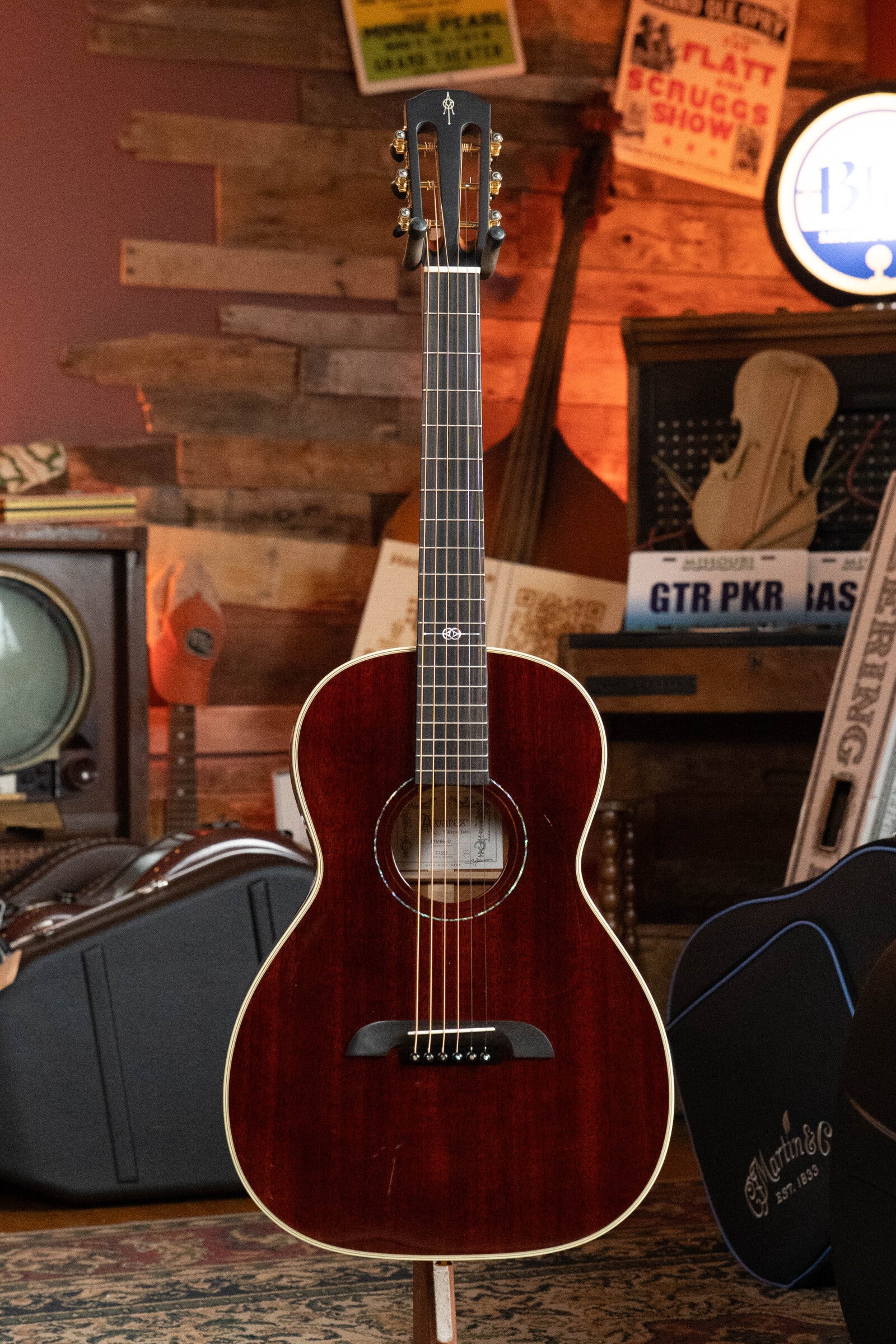 Alvarez Yairi PYM66HD All Honduran Mahogany Parlor Acoustic Guitar #7391