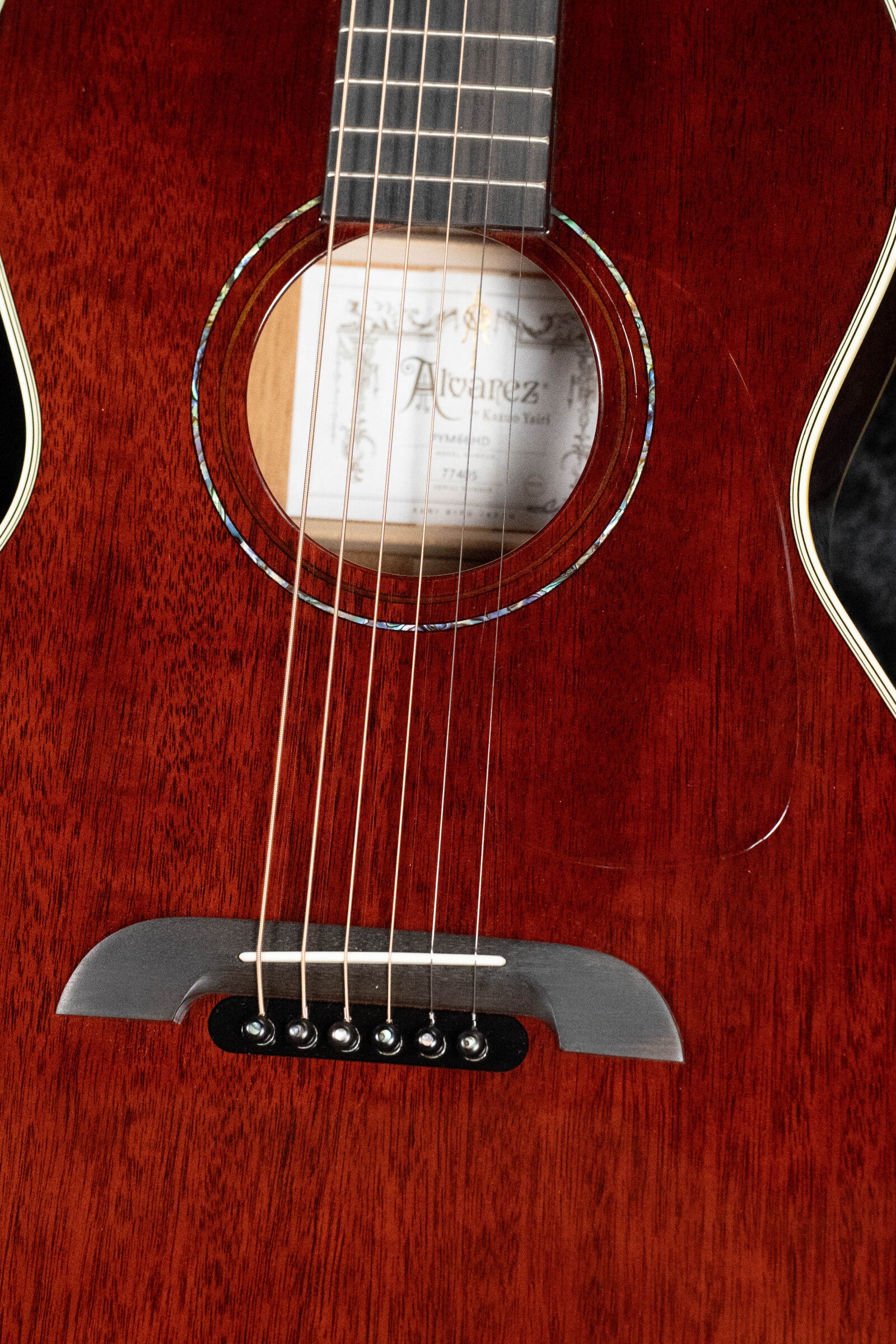 Alvarez Yairi PYM66HD All Honduran Mahogany Parlor Acoustic Guitar #7405