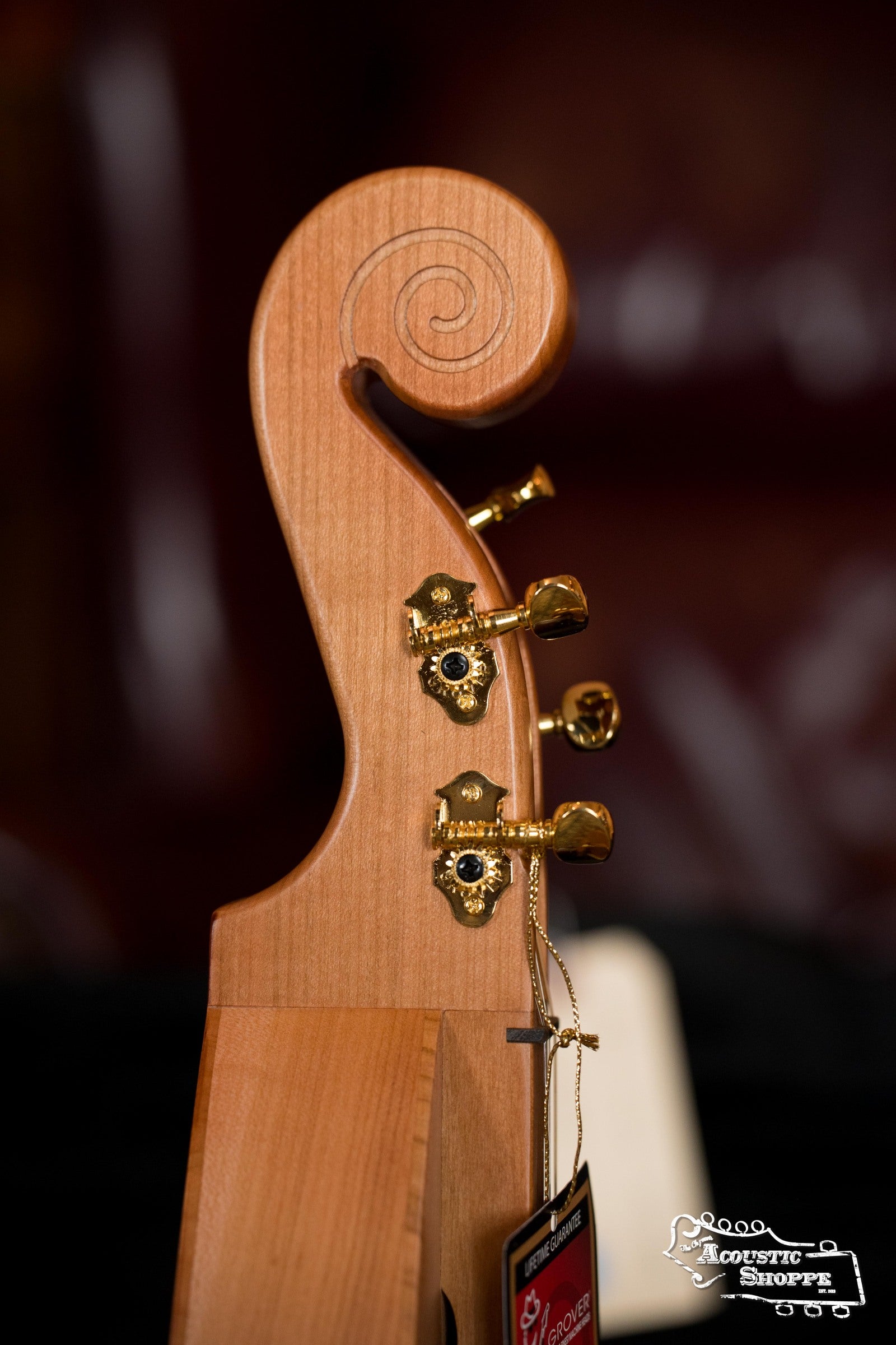 Apple Creek ACD200K Cherrywood Hourglass Dulcimer w/Case #1001