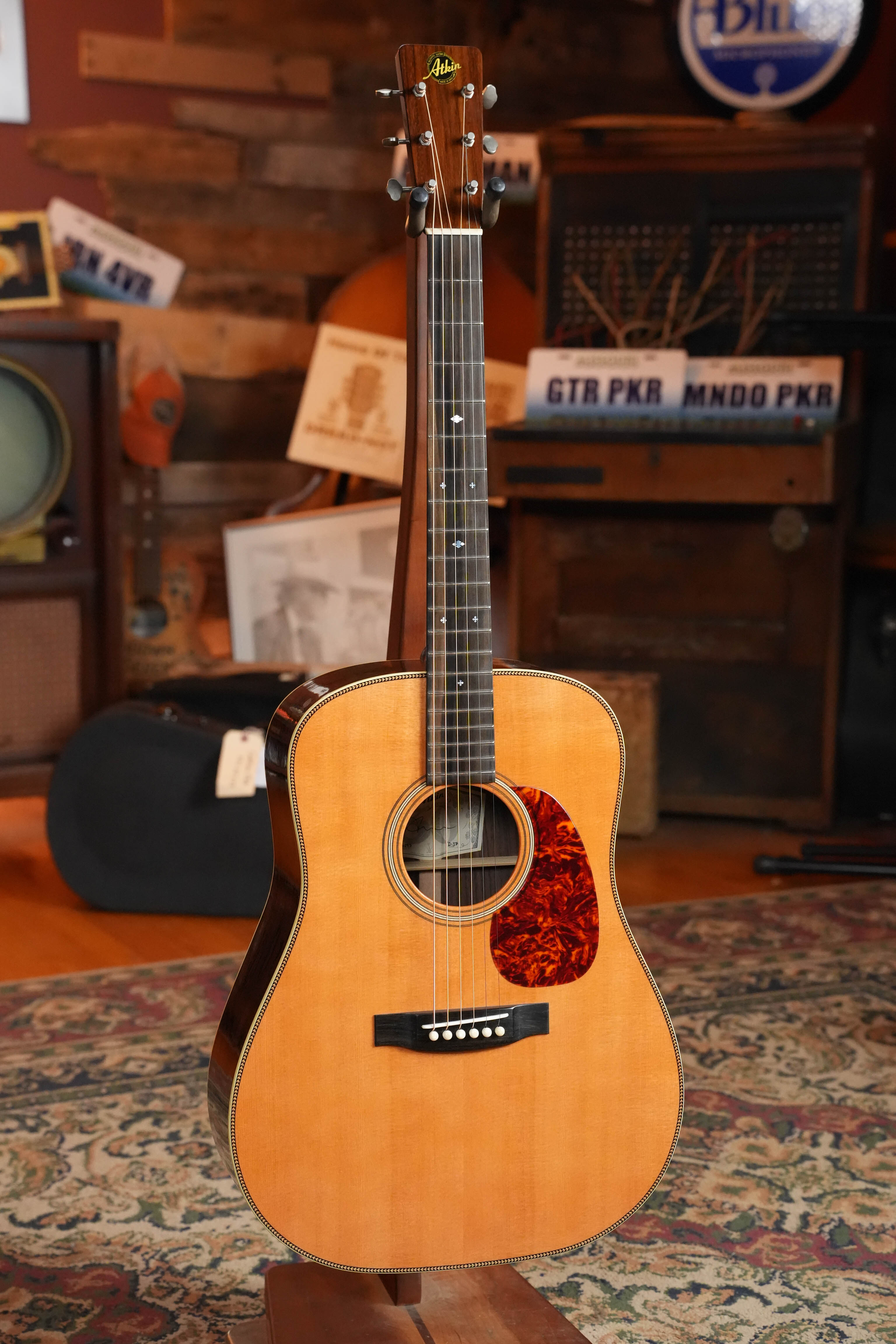 Atkin D37 Baked Sitka/Indian Rosewood Dreadnought Acoustic Guitar #4295