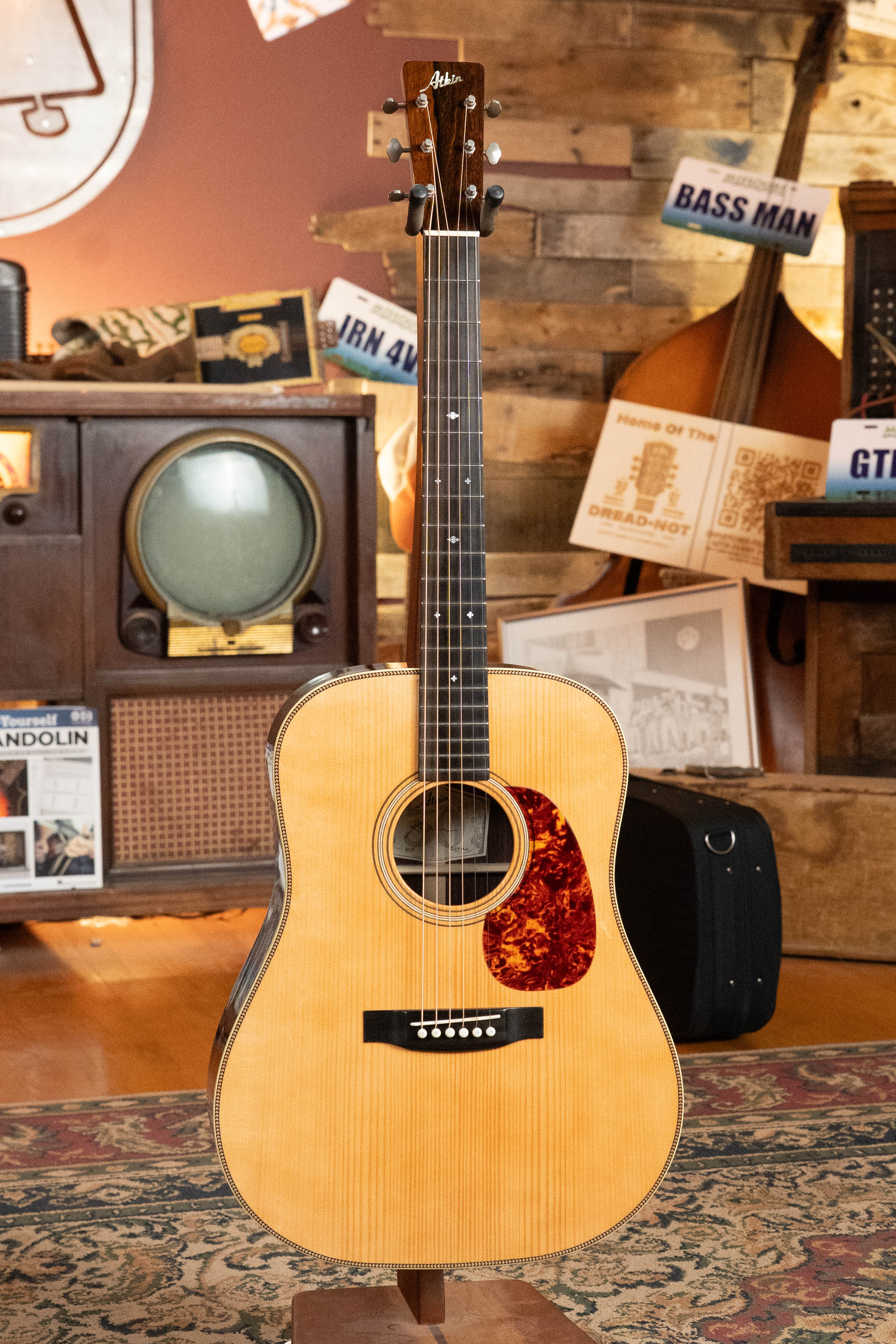 Atkin D37 Pre-War Baked Adirondack/Indian Rosewood Dreadnought Acoustic Guitar #4013