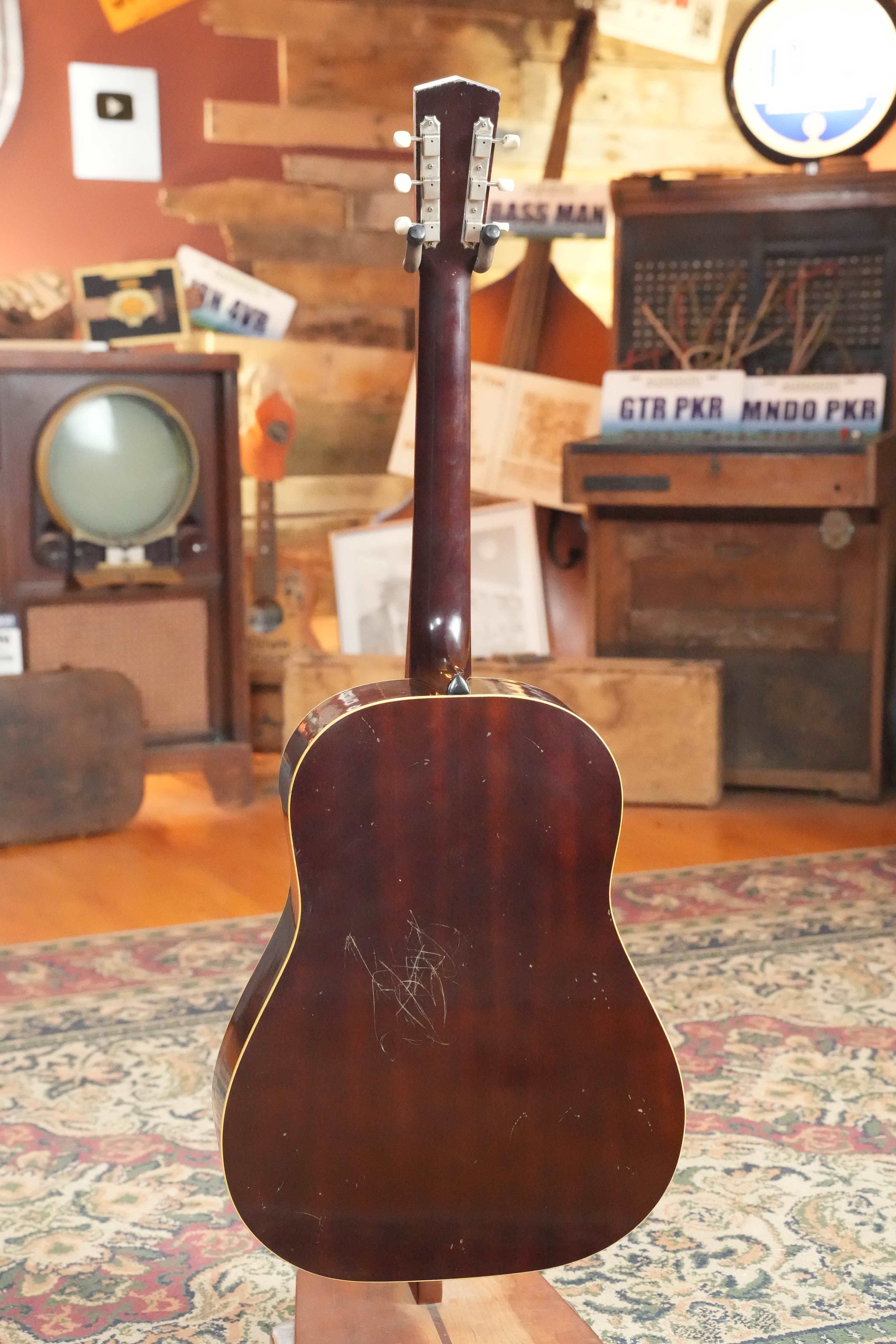 Atkin J43 45MM Baked Sitka/Mahogany Heavy Aged Slope Shoulder Dreadnought Acoustic Guitar #4398