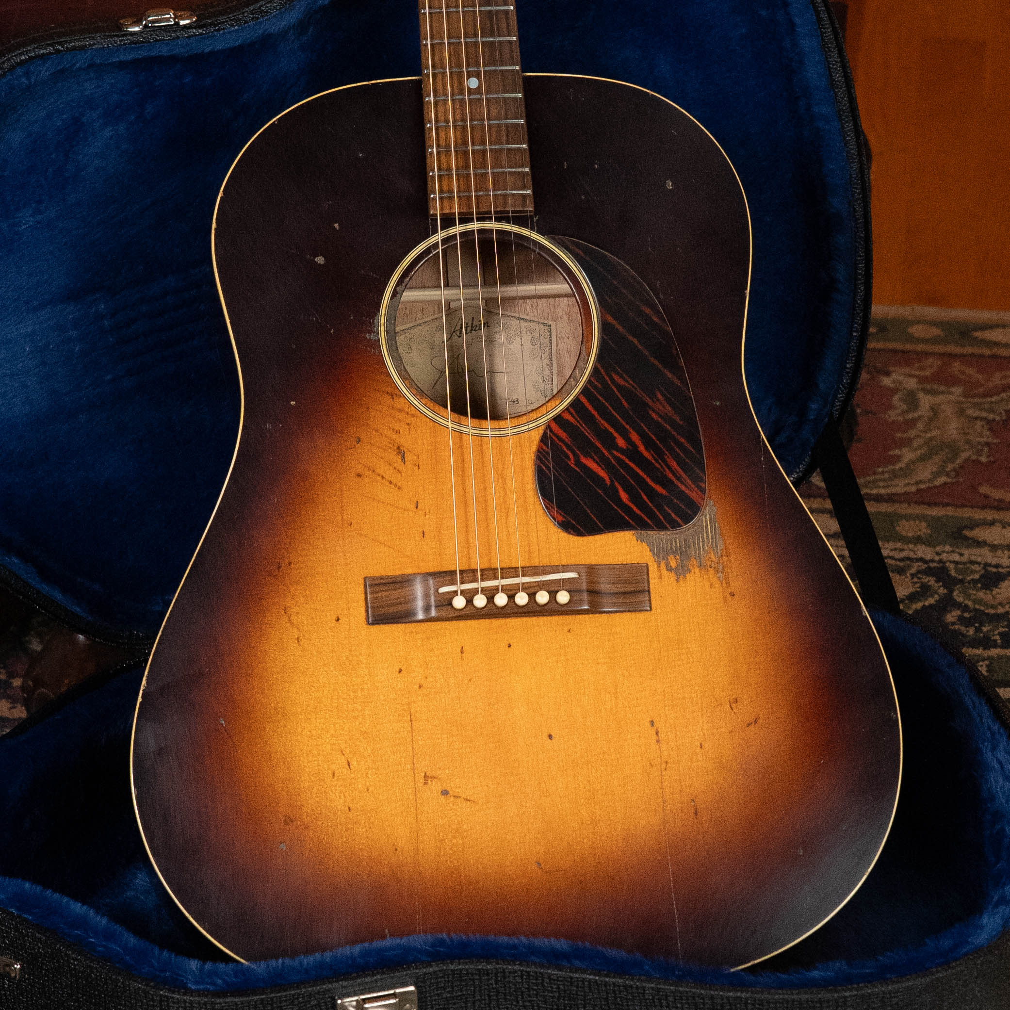 Atkin J43 Baked Sitka/Mahogany Heavy Aged Slope Shoulder Dreadnought Acoustic Guitar #4001