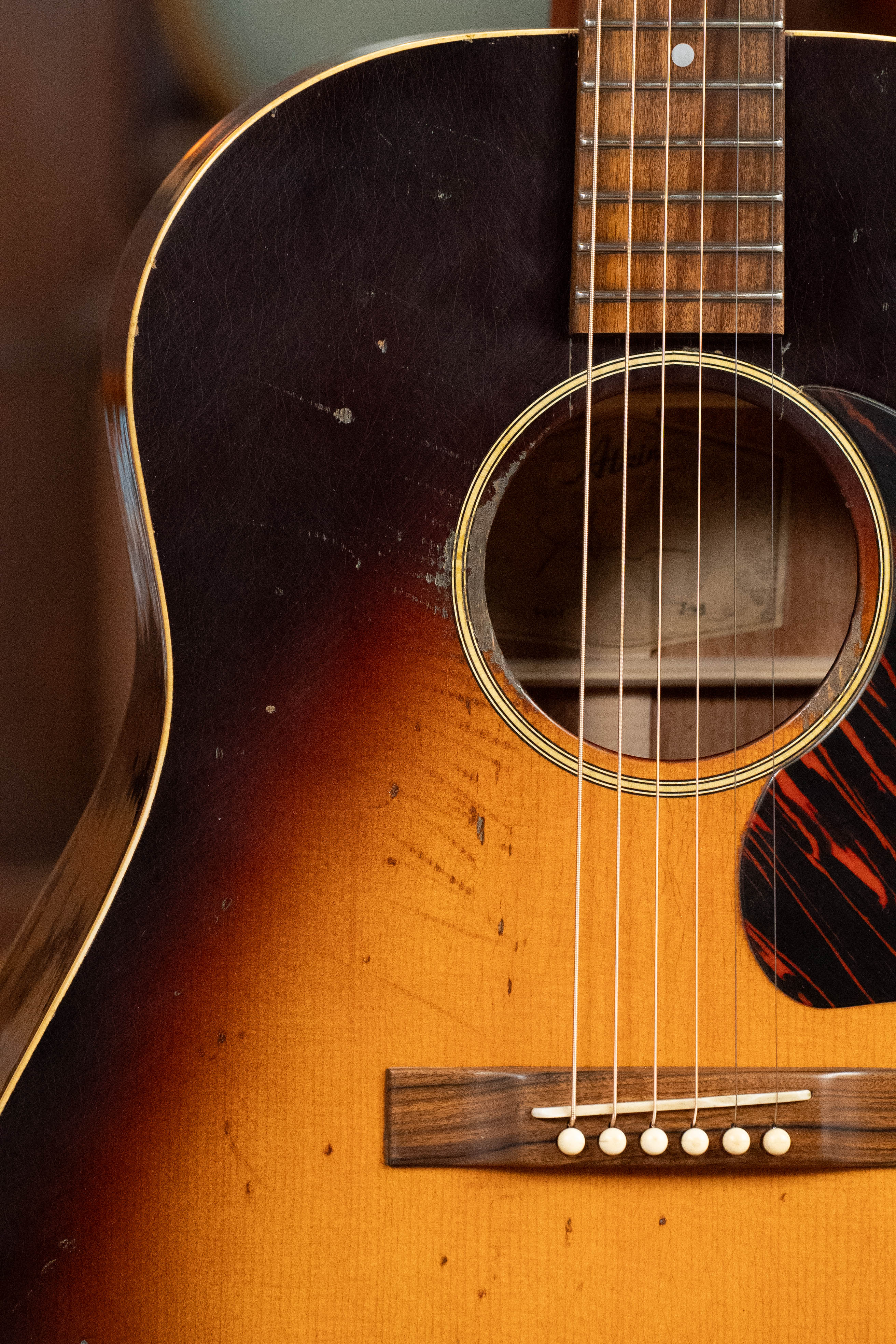 Atkin J43 Baked Sitka/Mahogany Heavy Aged Slope Shoulder Dreadnought Acoustic Guitar #4001