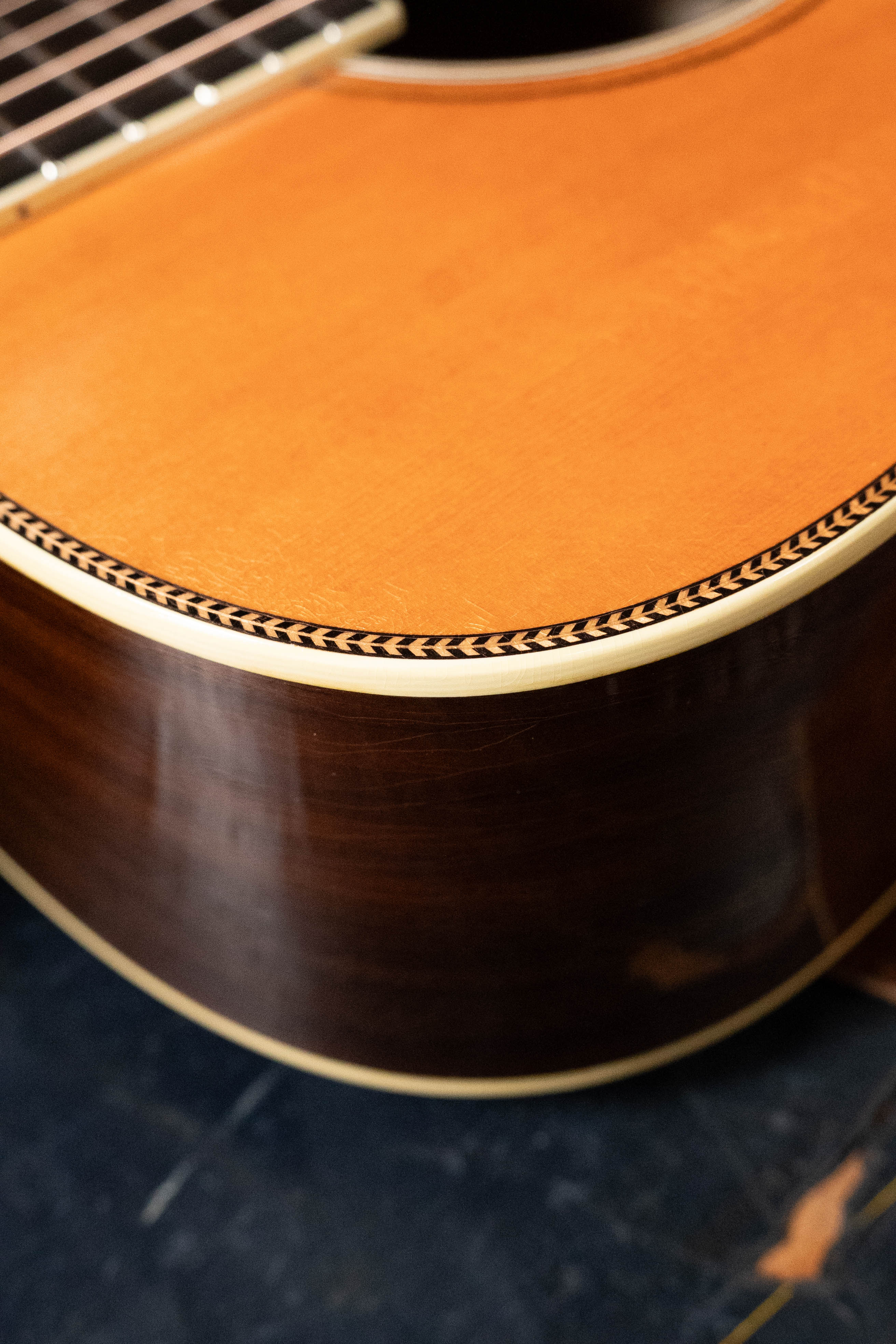 Atkin White Rice Baked Sitka/Rosewood Aged Dreadnought Acoustic Guitar #4002