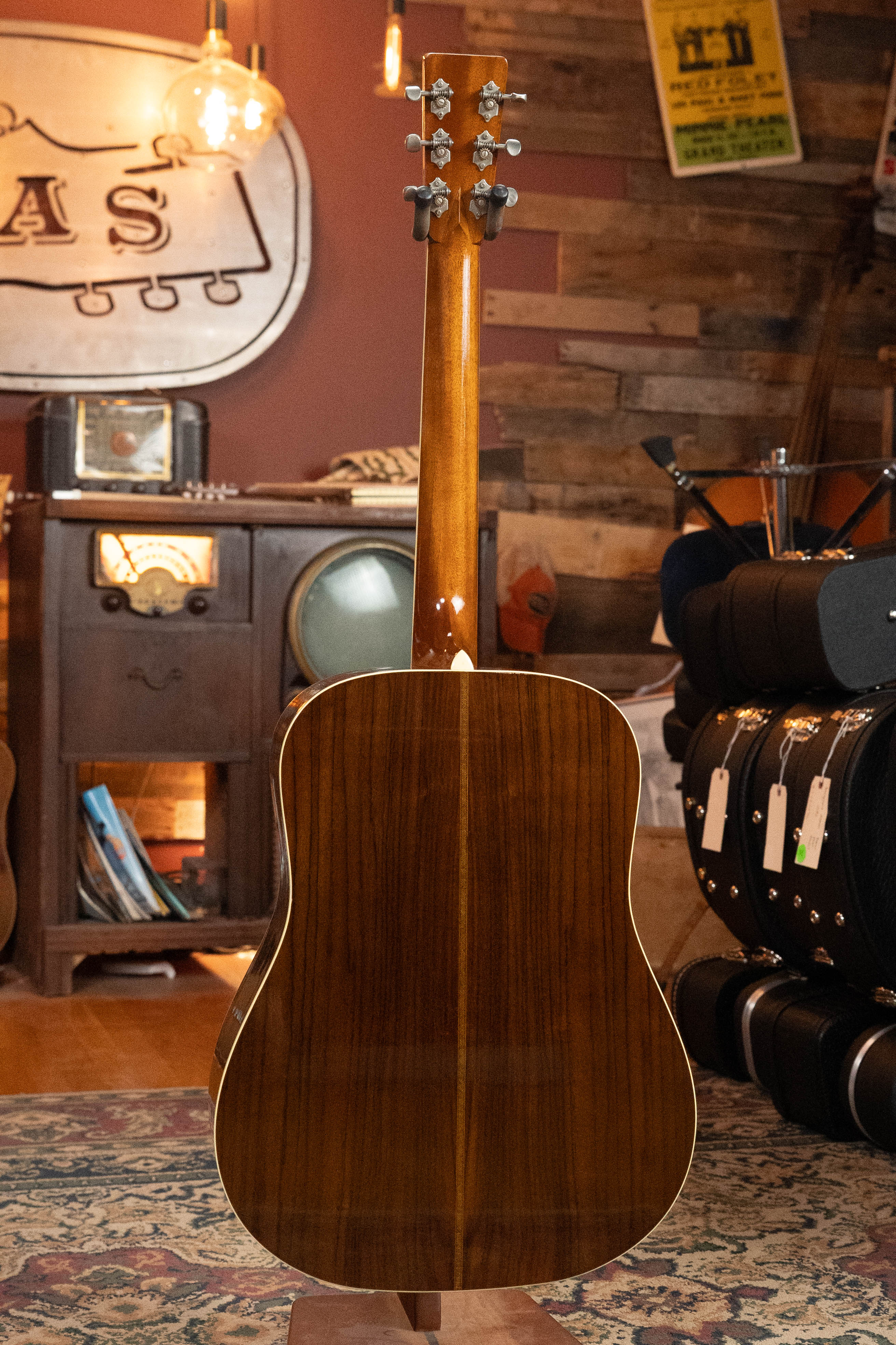 Atkin White Rice Baked Sitka/Rosewood Aged Dreadnought Acoustic Guitar #4002