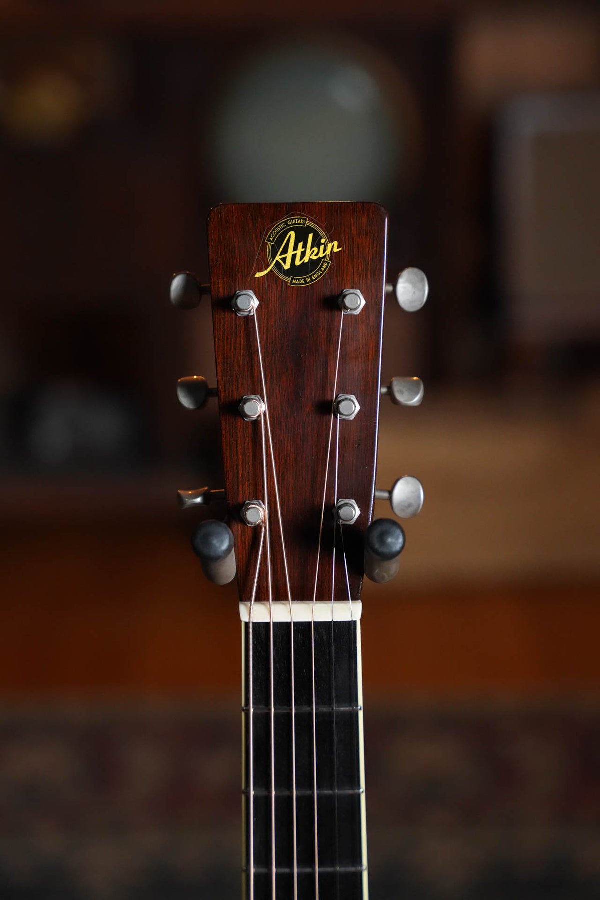 Atkin White Rice Baked Sitka/Rosewood Aged Dreadnought Acoustic Guitar #4535