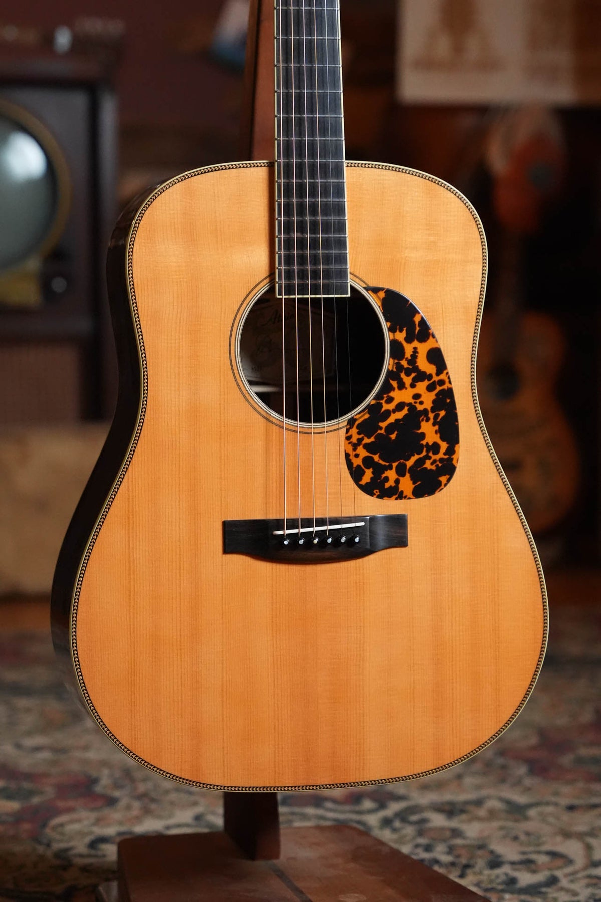 Atkin White Rice Baked Sitka/Rosewood Aged Dreadnought Acoustic Guitar #4535