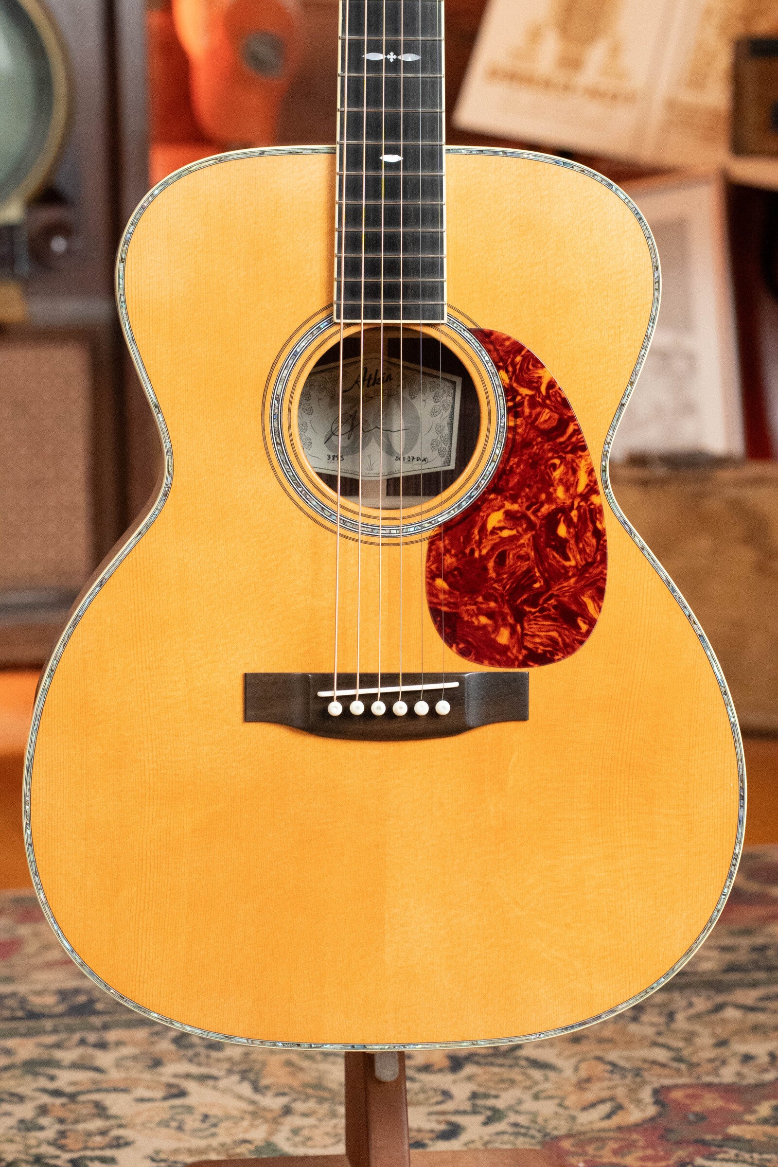 Atkin 00037 DLX Sitka/East Indian Rosewood OOO Acoustic Guitar #3895
