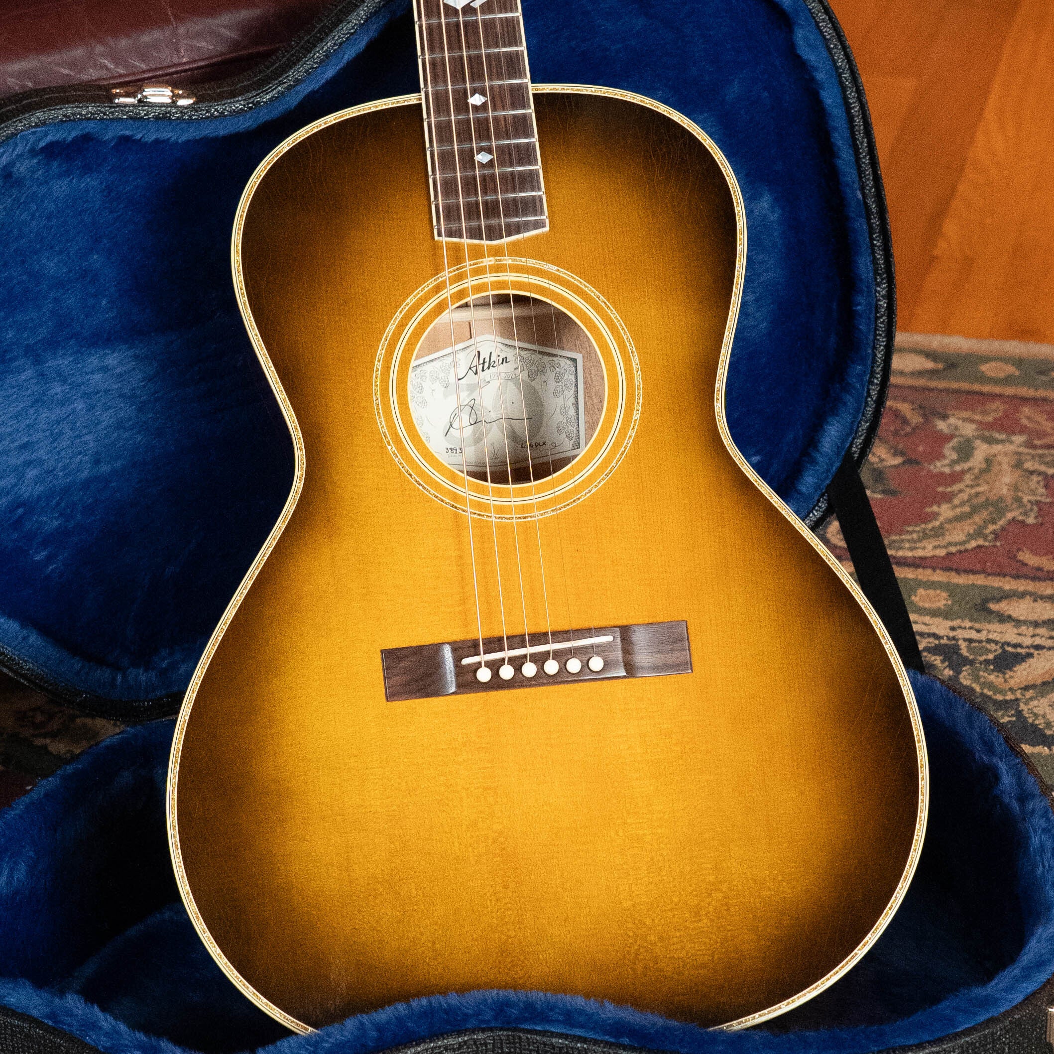 Atkin L36 DLX Sitka/Mahogany Parlor Acoustic Guitar #3893