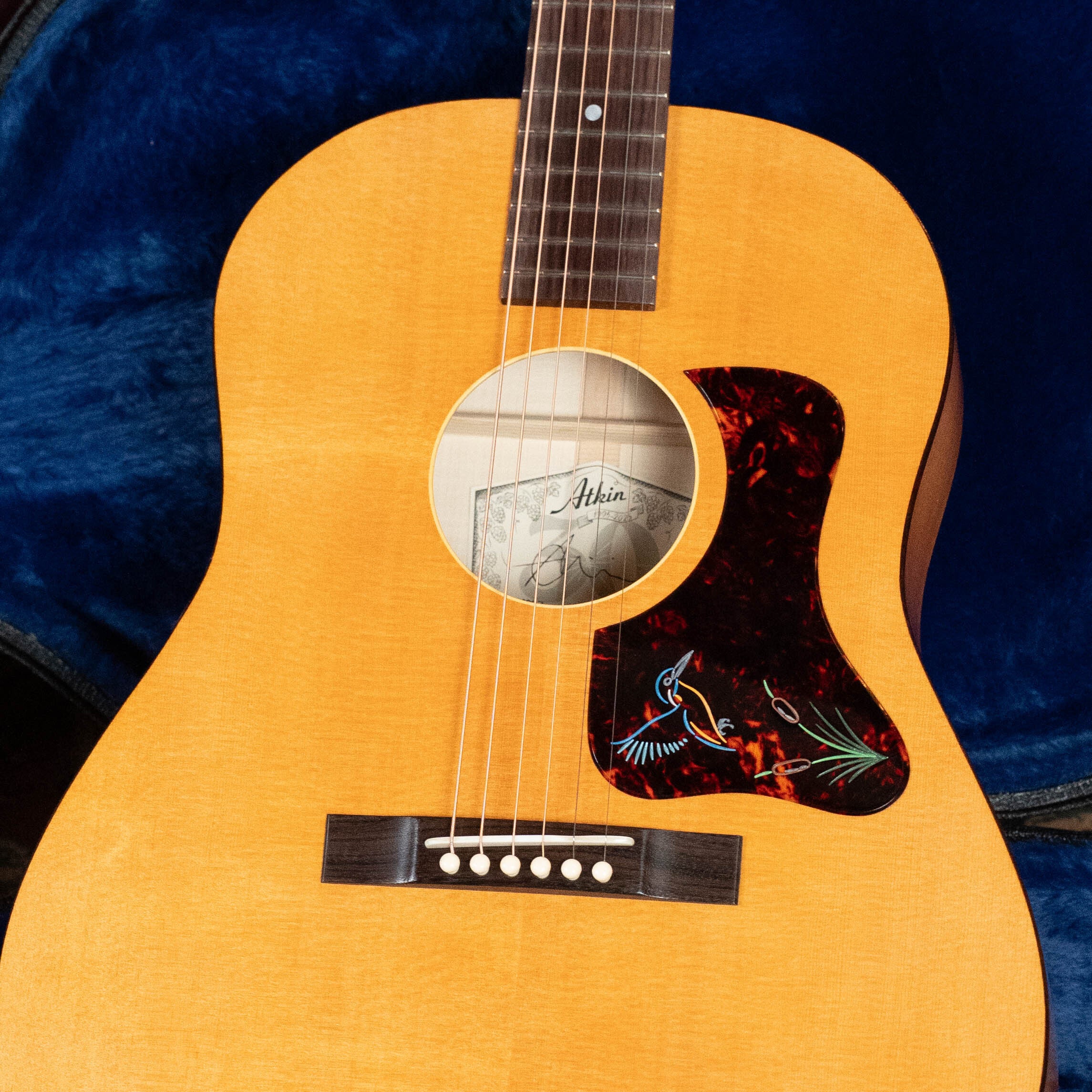 Atkkin 19 Kingfisher Sitka/Maple Dreadnought Acoustic Guitar #3892