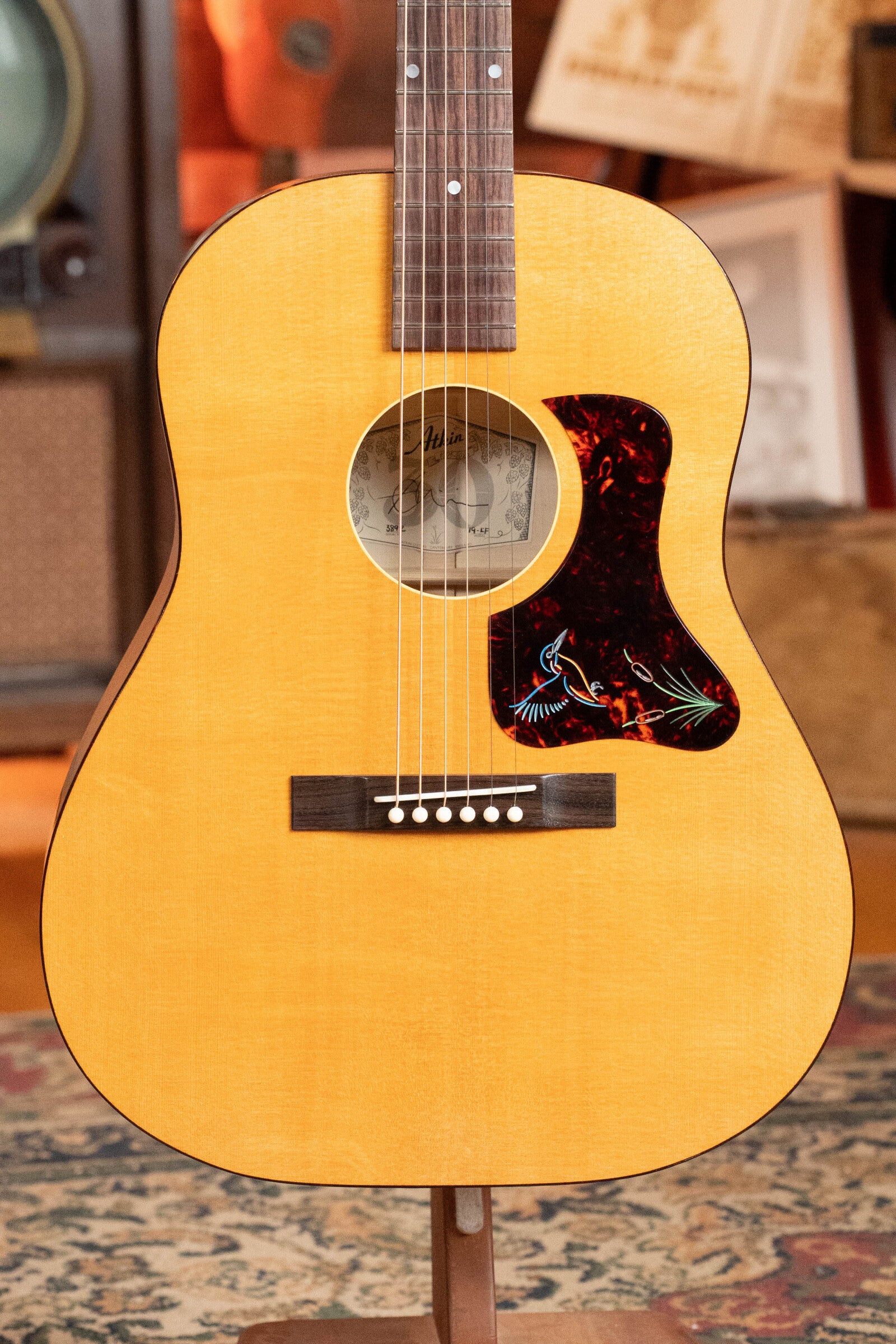 Atkkin 19 Kingfisher Sitka/Maple Dreadnought Acoustic Guitar #3892