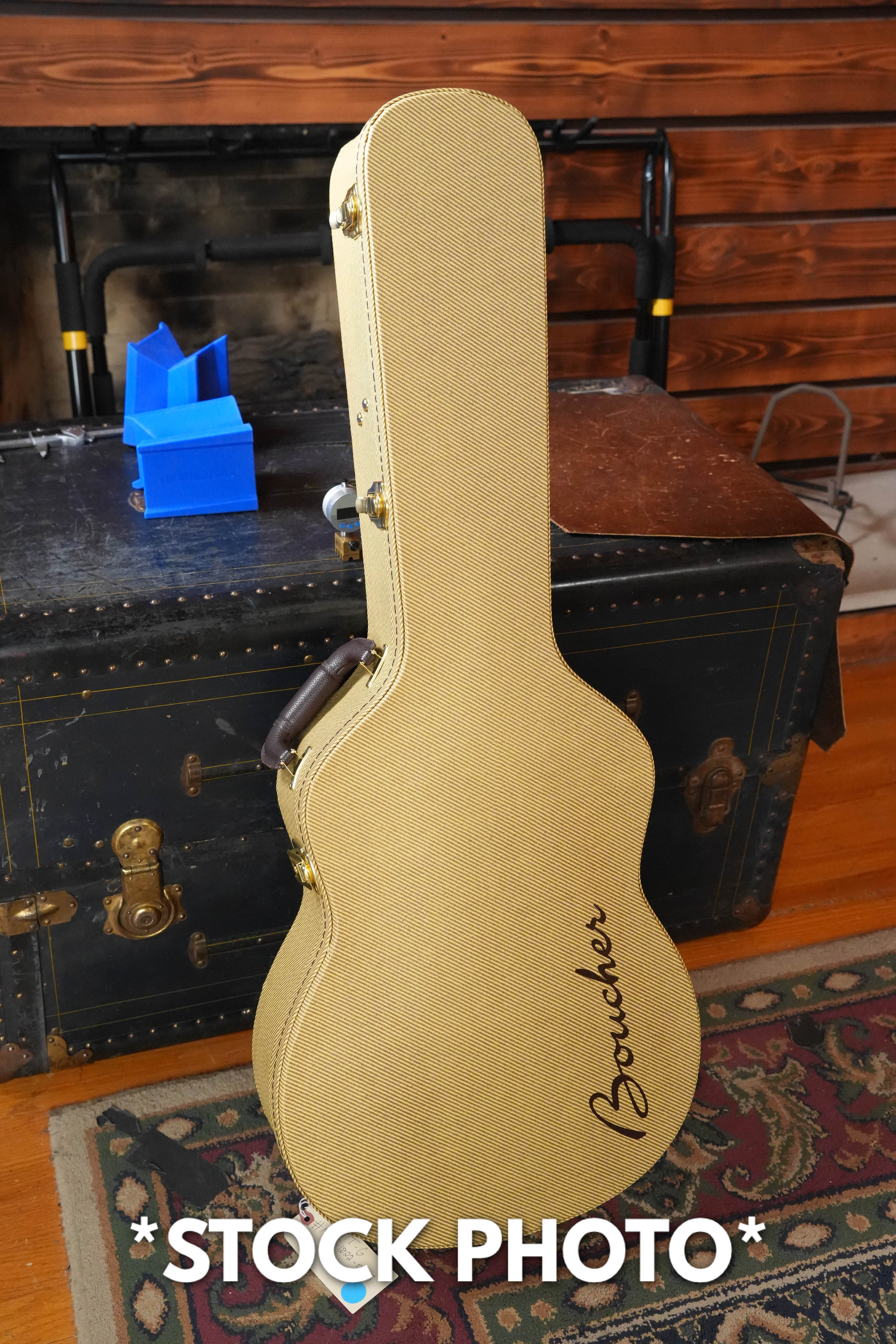 PRE-ORDER DEPOSIT ONLY *New 2026 Model* Boucher BG-41T-G Torrefied Adirondack/Torrefied Mahogany Bluegrass Goose Gold Pack OM Hybrid Acoustic Guitar