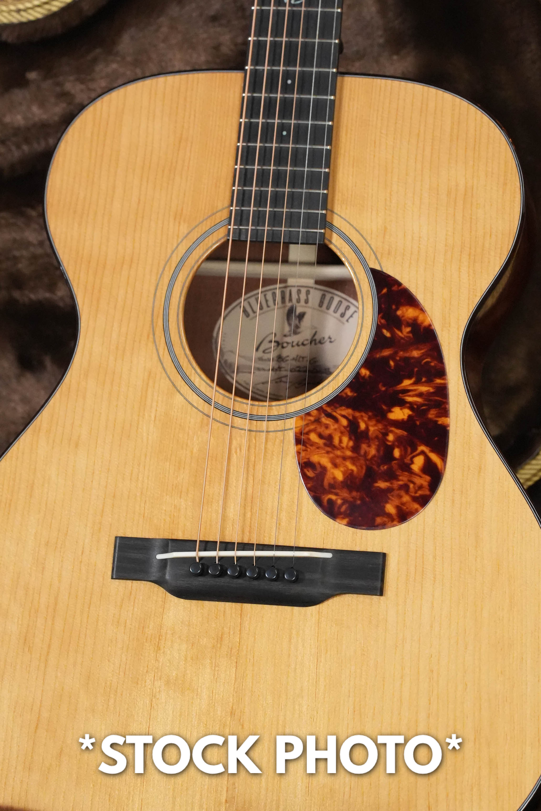 PRE-ORDER DEPOSIT ONLY *New 2026 Model* Boucher BG-41T-G Torrefied Adirondack/Torrefied Mahogany Bluegrass Goose Gold Pack OM Hybrid Acoustic Guitar