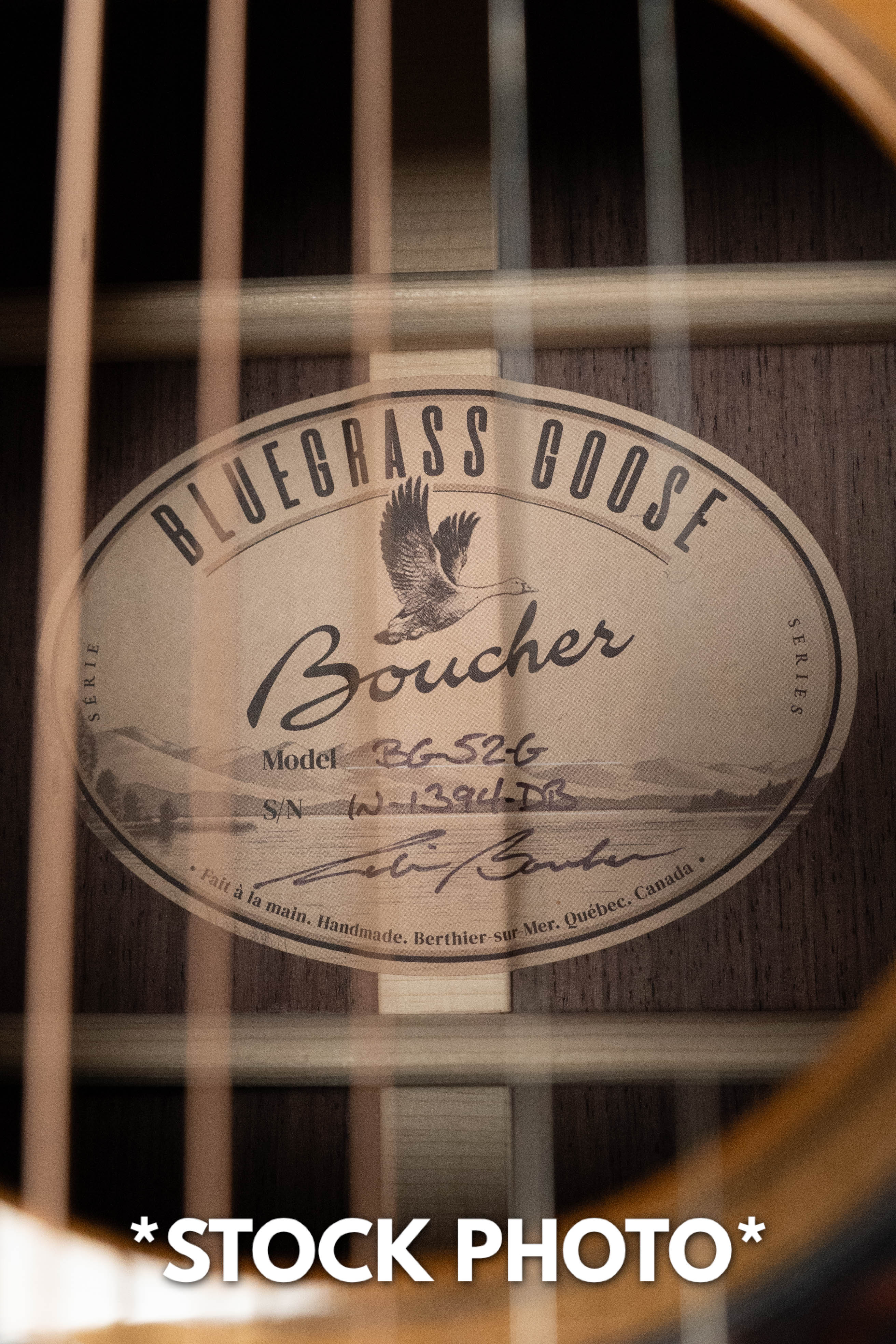 PRE-ORDER DEPOSIT ONLY *New 2026 Model* Boucher BG-52-G Torrefied Adirondack/Rosewood Bluegrass Goose Gold Pack Dreadnought Acoustic Guitar