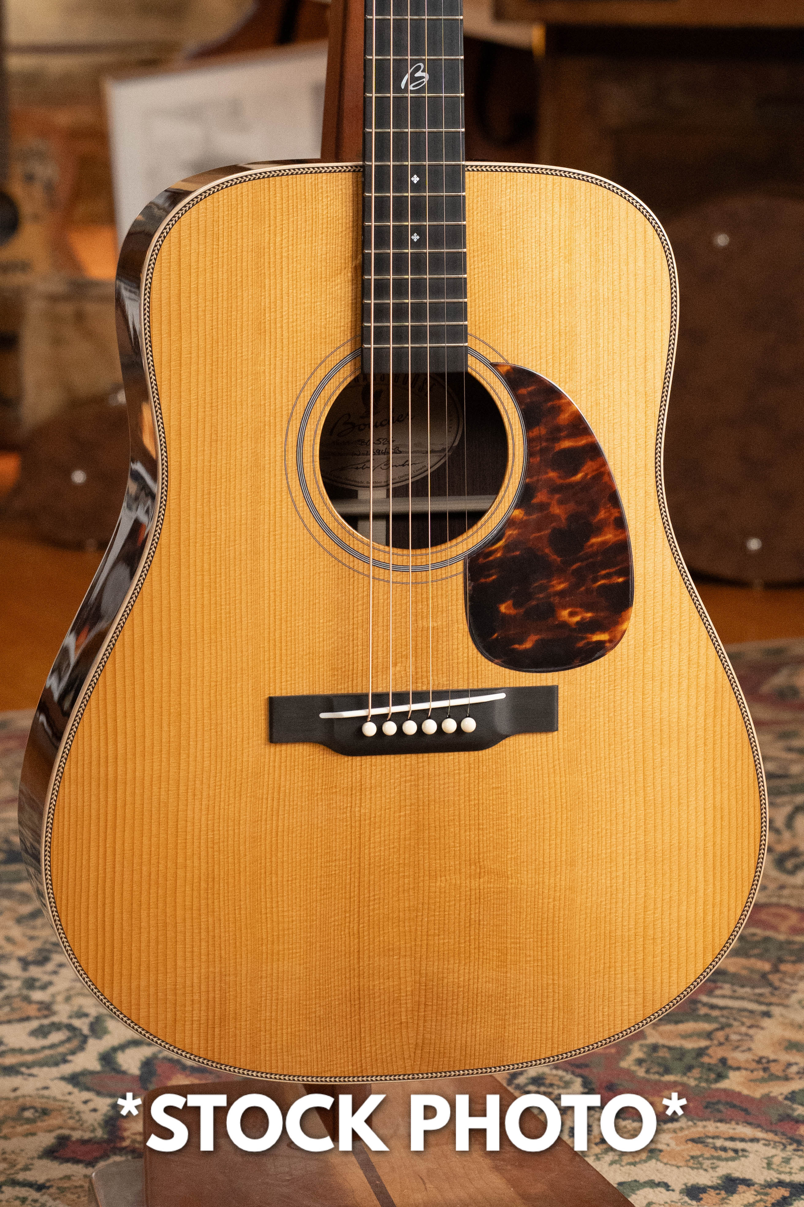 PRE-ORDER DEPOSIT ONLY *New 2026 Model* Boucher BG-52-G Torrefied Adirondack/Rosewood Bluegrass Goose Gold Pack Dreadnought Acoustic Guitar