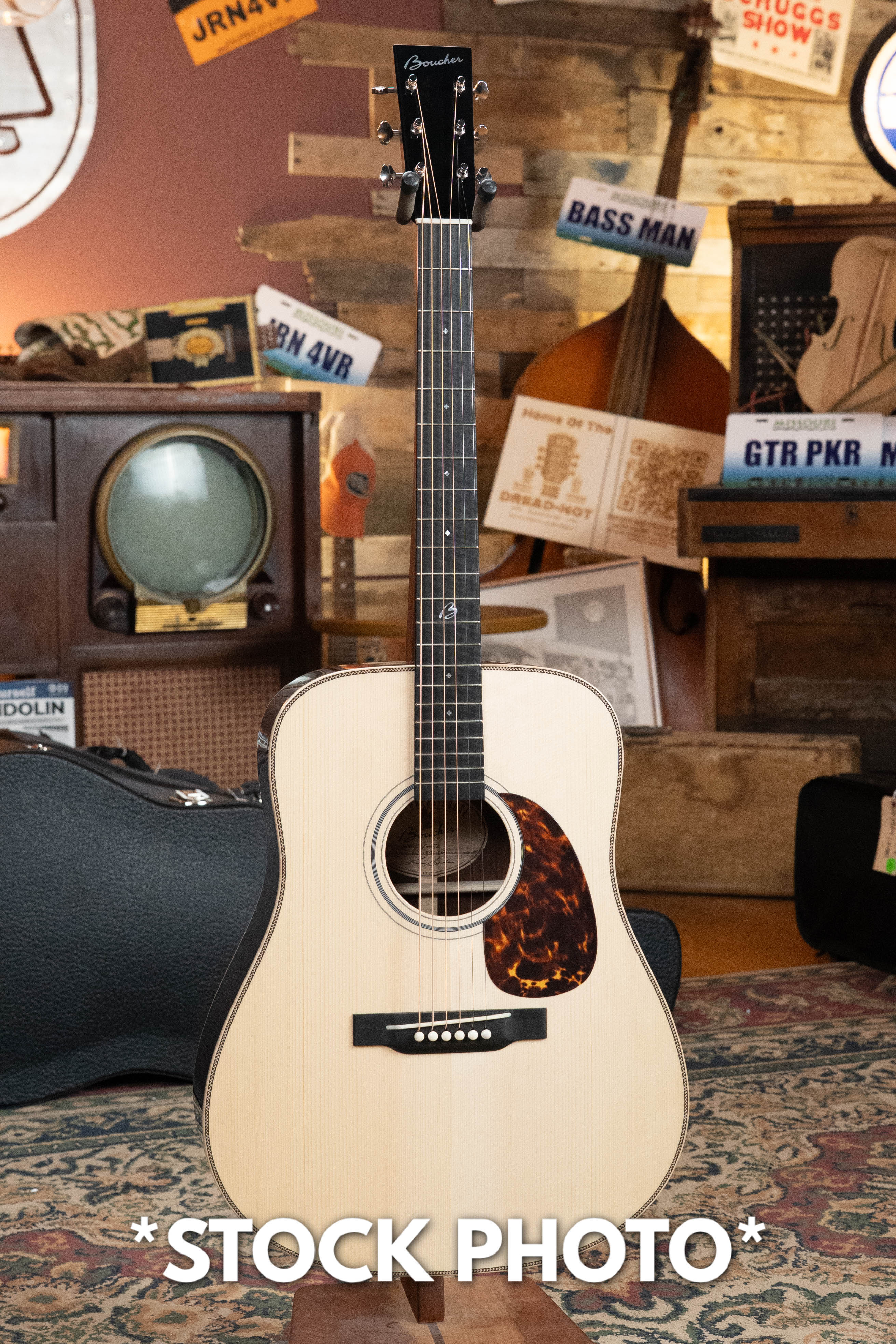 PRE-ORDER DEPOSIT ONLY *New 2026 Model* Boucher BG-52 Adirondack/Rosewood Bluegrass Goose Dreadnought Acoustic Guitar