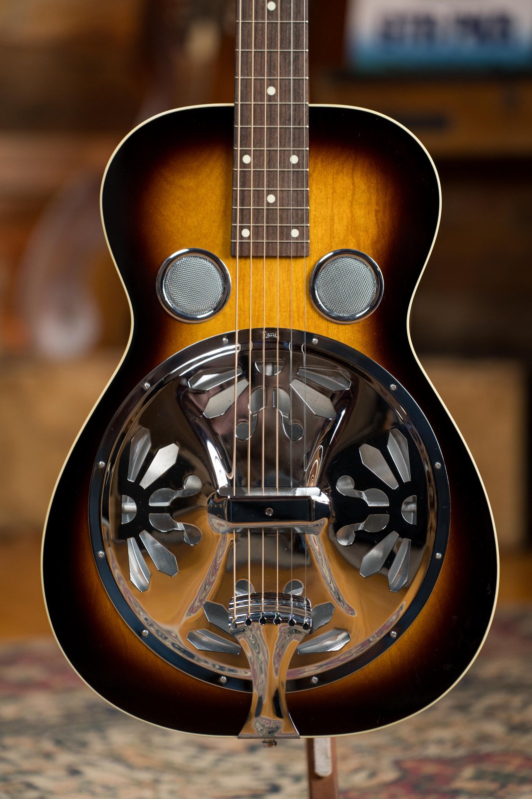 (Used) Beard Tut Taylor Model 27 All Finnish Birch Veneer Resonator Guitar #6006
