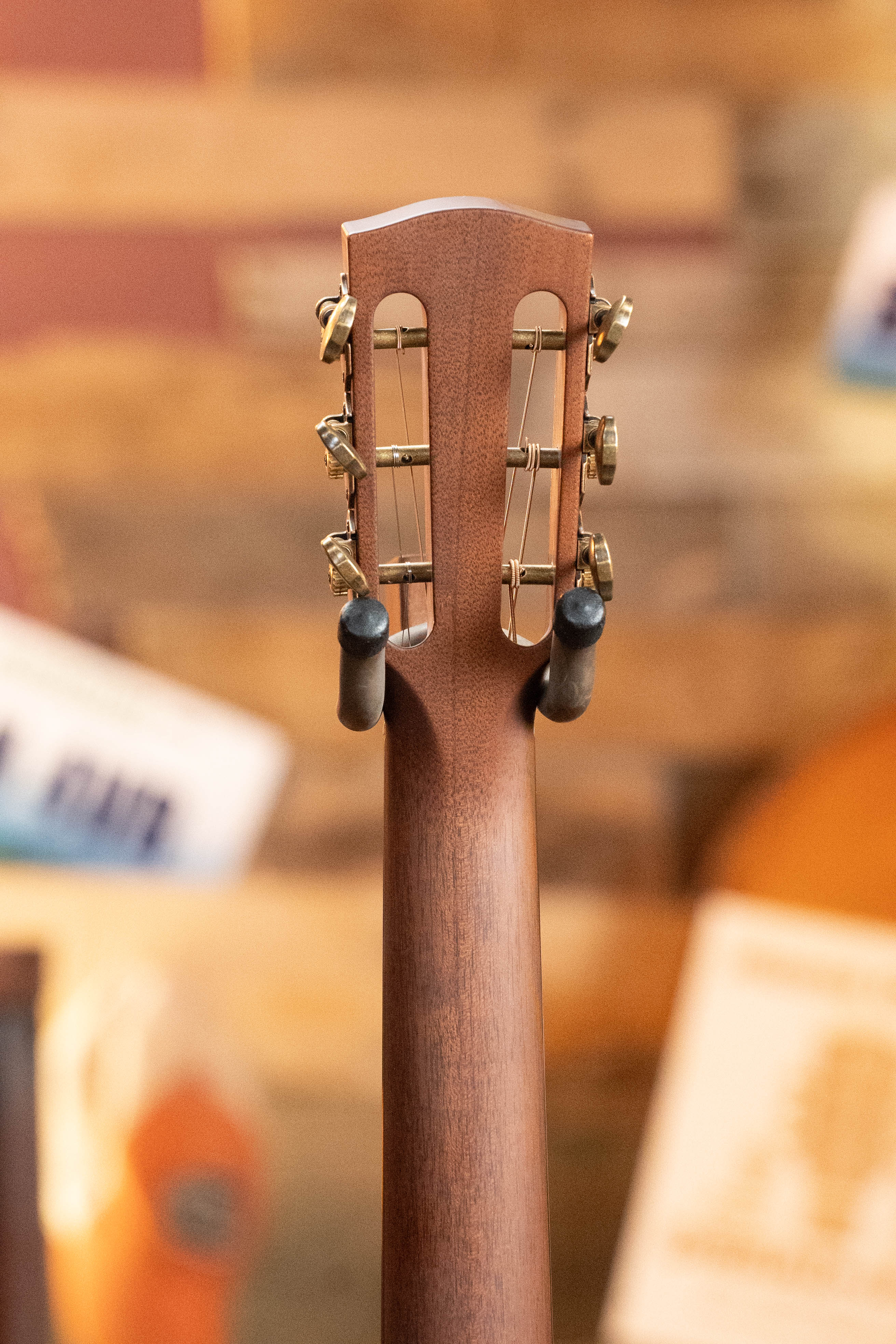 Bedell Classic Folk All Honduran Mahogany Parlor Guitar w/K&K Electronics #3018