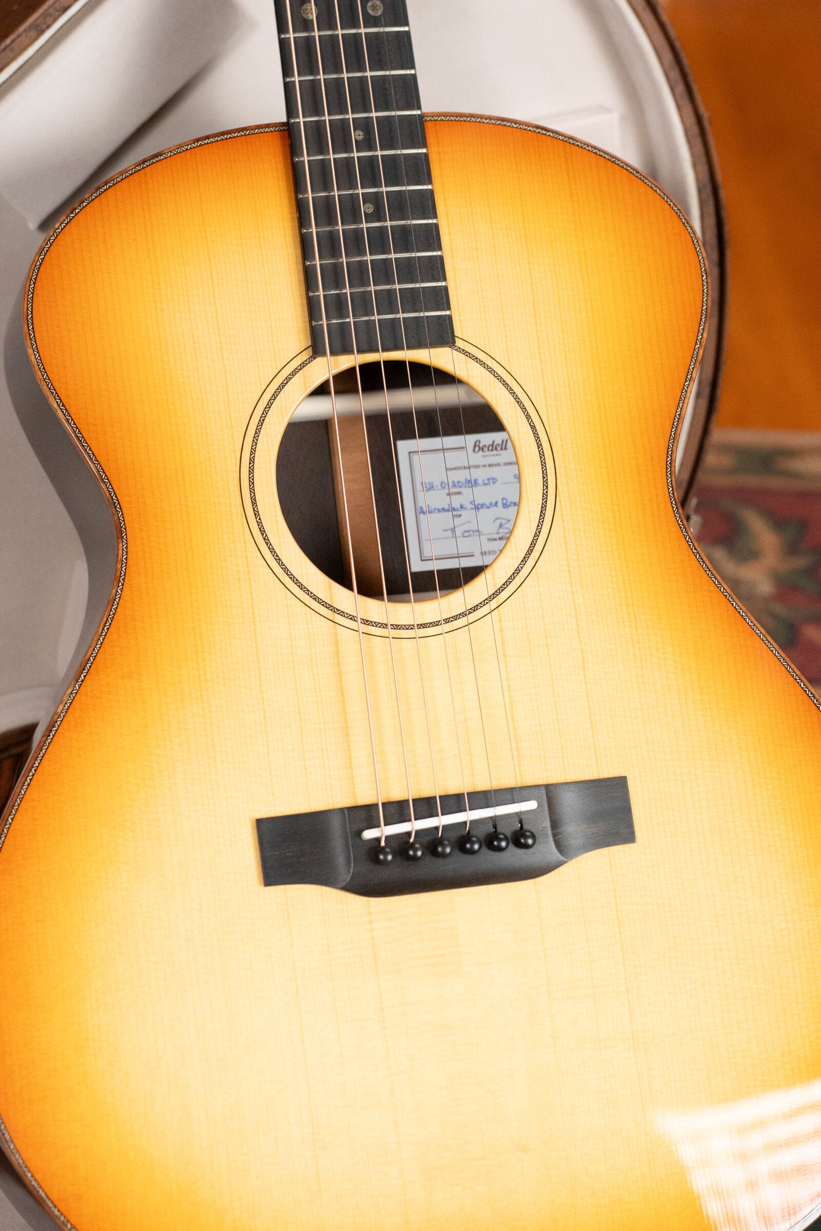 Bedell Bahia Limited Edition 2025 NAMM Launch Adirondack/Brazilian Rosewood OM Acoustic Guitar #5002