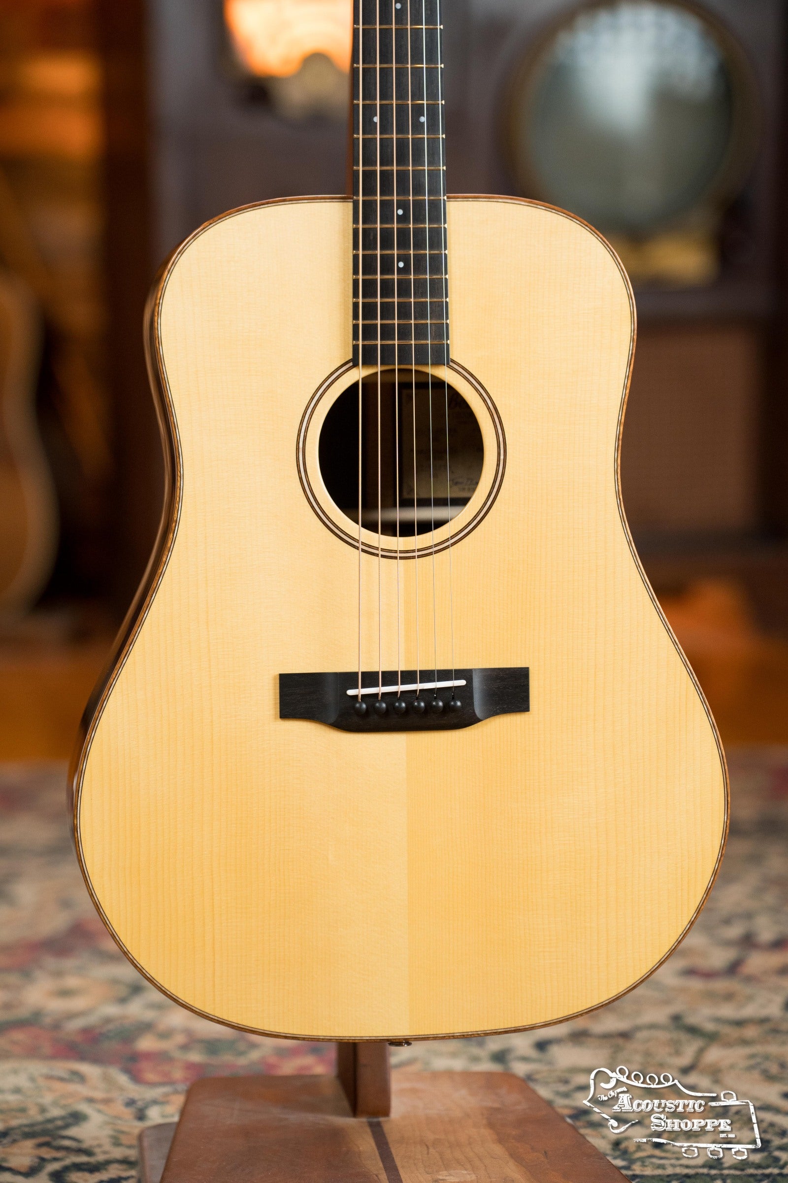 Bedell Custom Coffee House Dreadnought Adirondack-Milagro Brazilian #4022