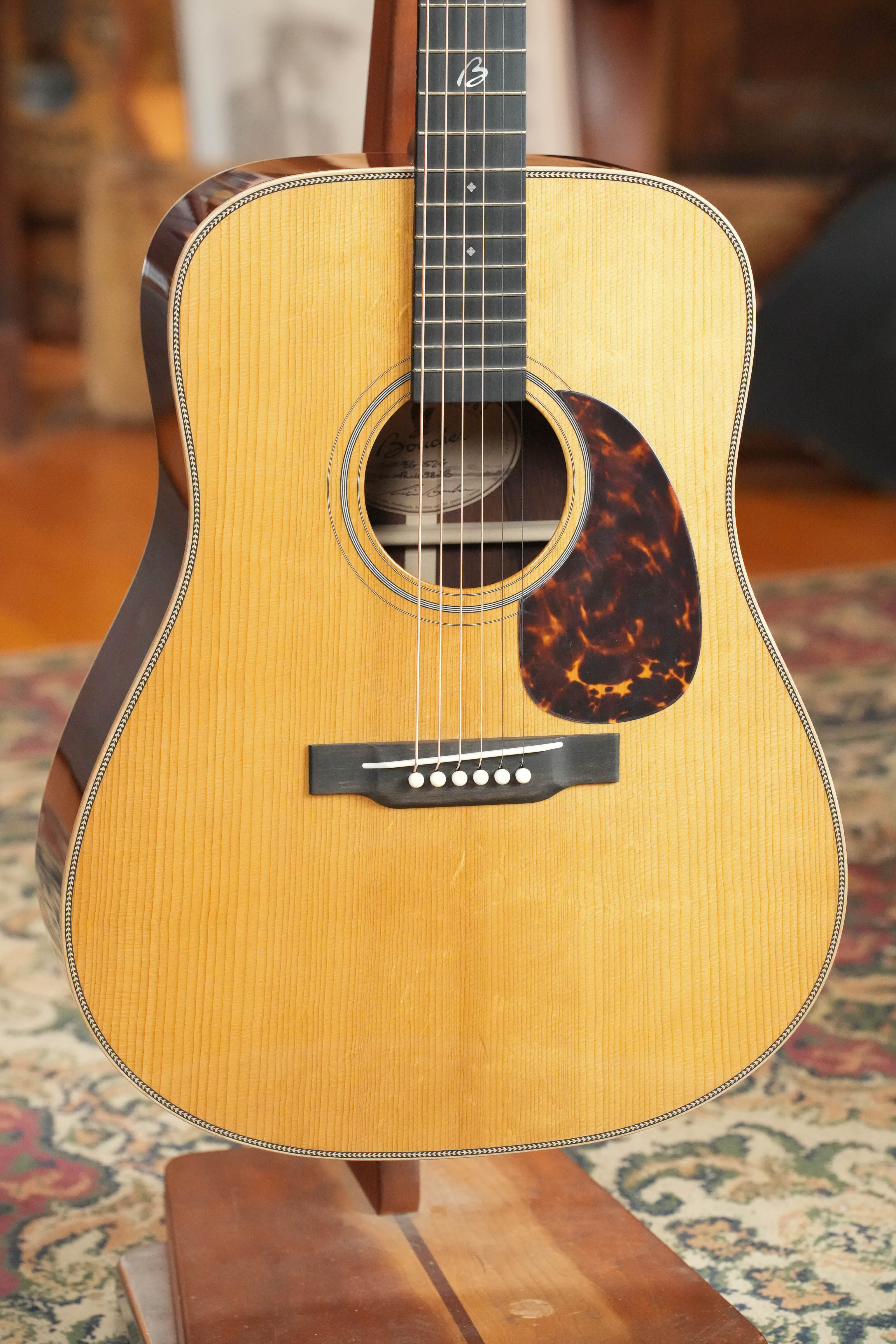 Boucher BG-152-G Adirondack/Rosewood Bluegrass Goose Dreadnought Acoustic Guitar #1098