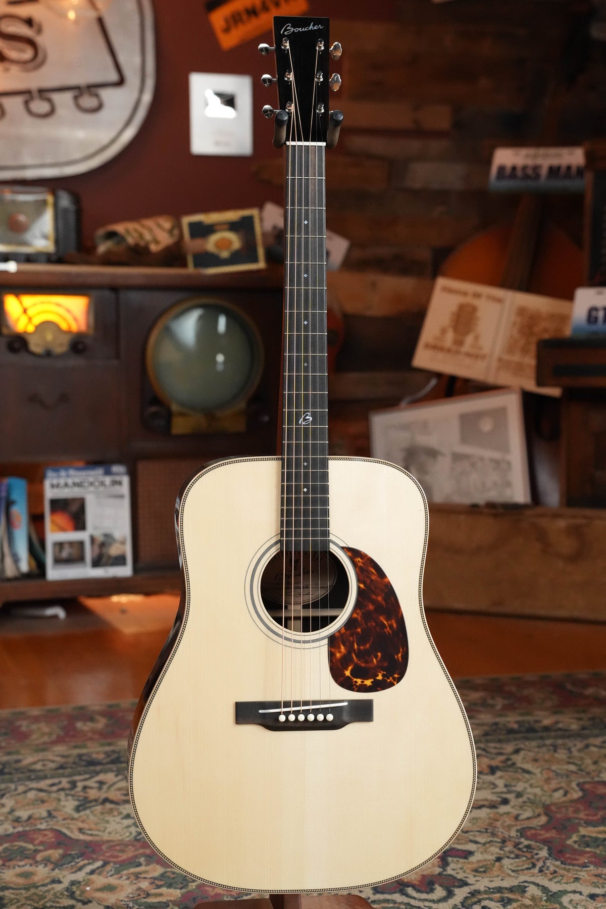 Boucher BG-152 Adirondack/Rosewood Bluegrass Goose Dreadnought Acoustic Guitar #1092