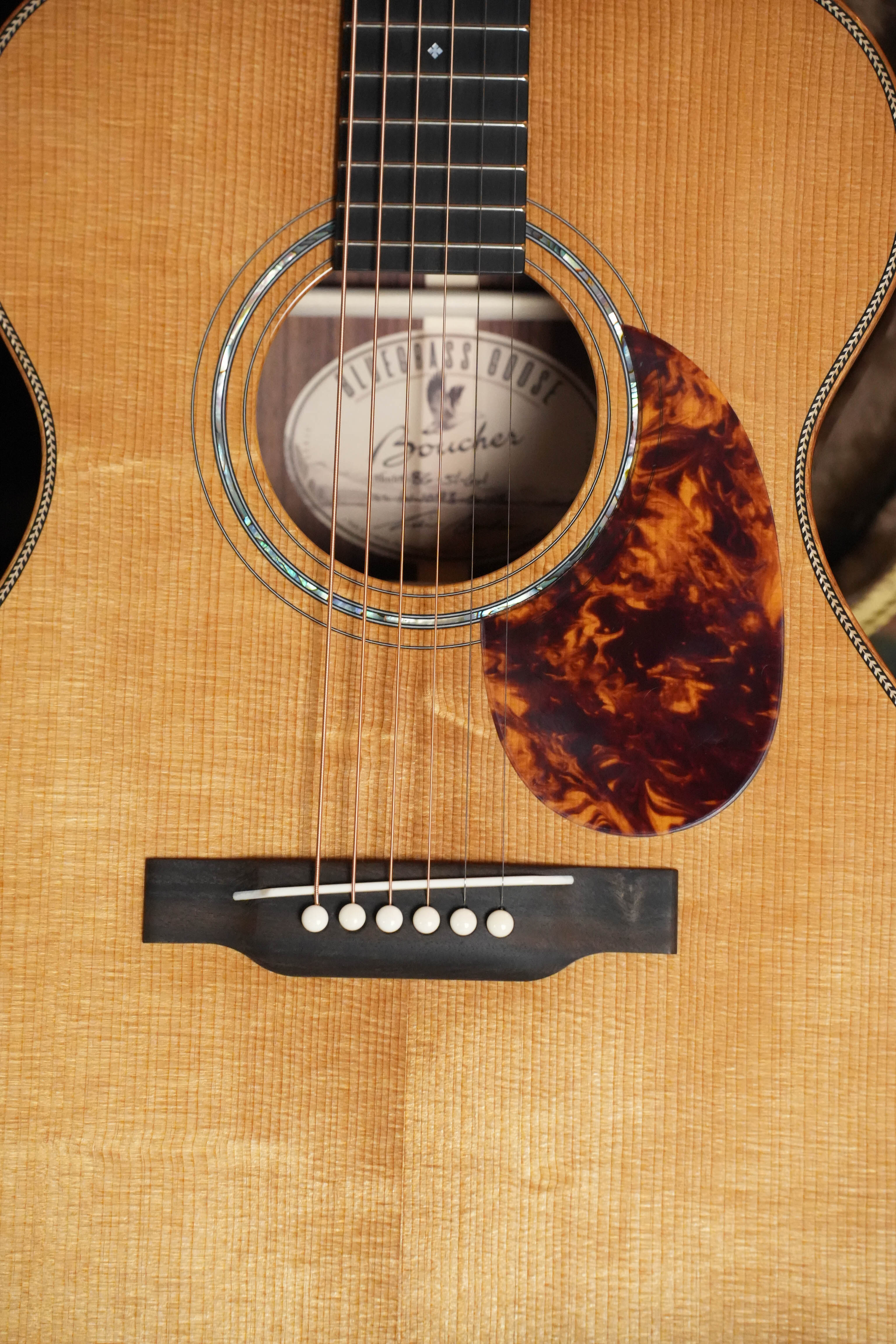 Boucher BG-51-GM Torrefied Adirondack/Rosewood Bluegrass Goose Gold and Masterworks Package Dreadnought Acoustic Guitar #1093
