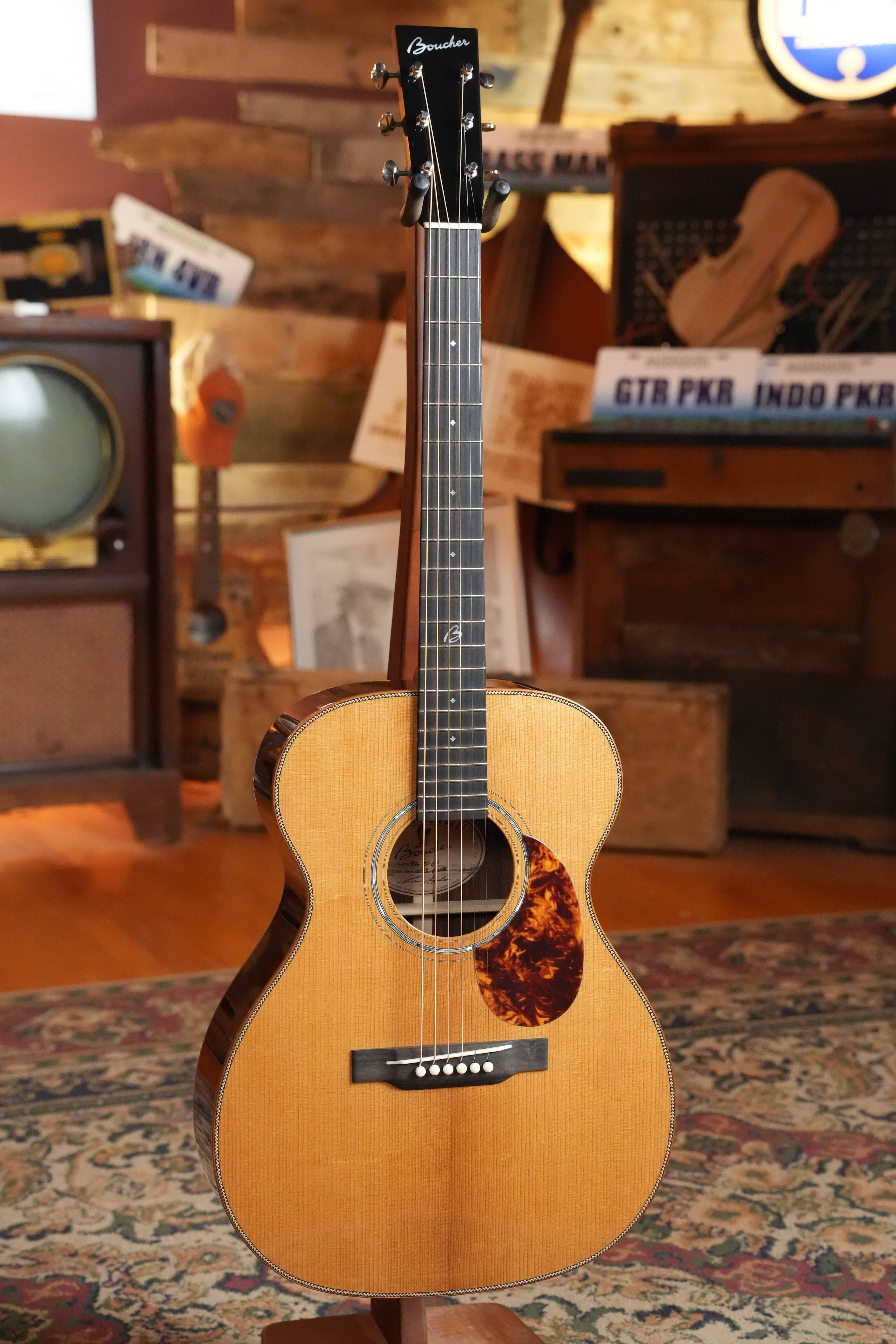 Boucher BG-51-GM Torrefied Adirondack/Rosewood Bluegrass Goose Gold and Masterworks Package Dreadnought Acoustic Guitar #1093