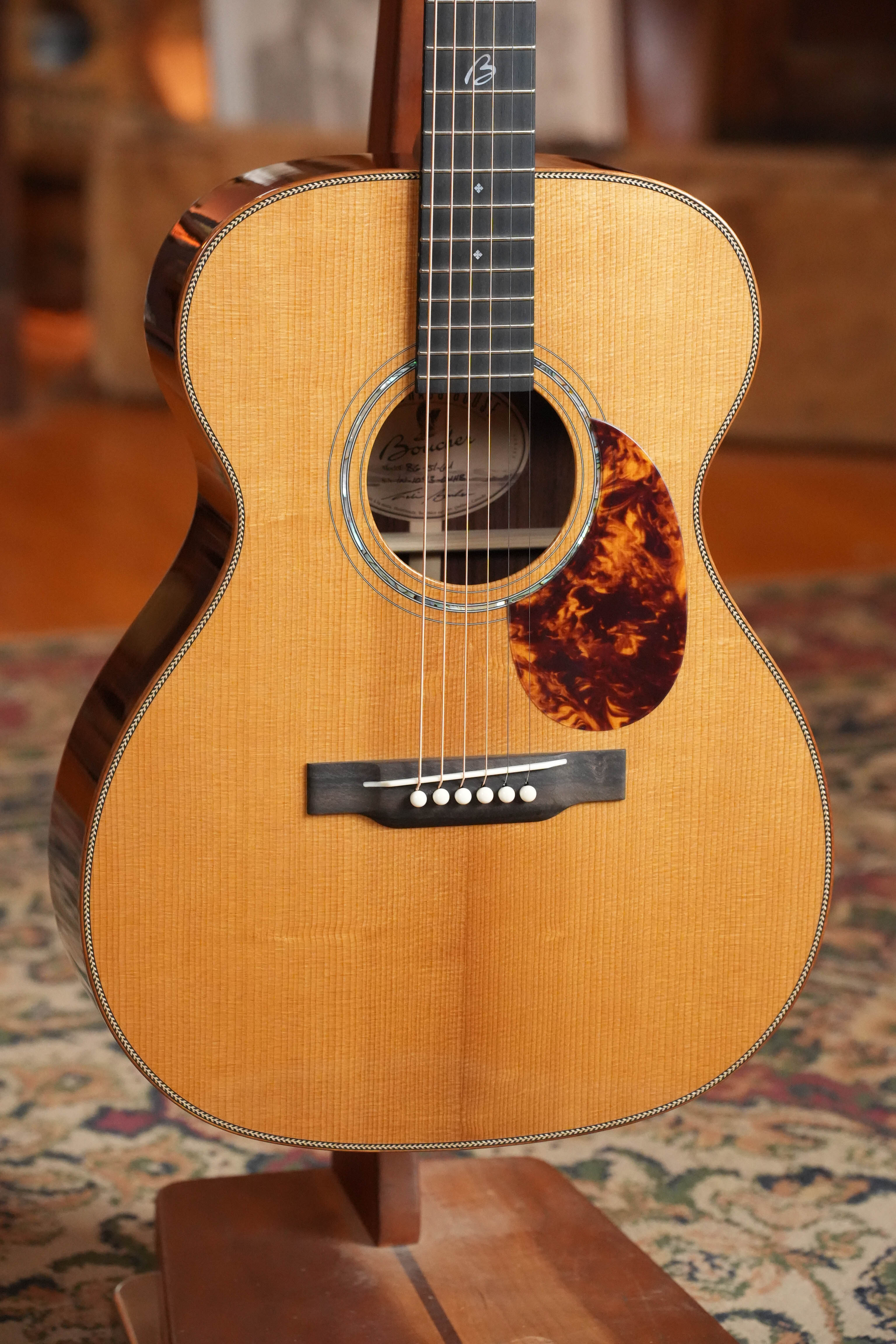 Boucher BG-51-GM Torrefied Adirondack/Rosewood Bluegrass Goose Gold and Masterworks Package Dreadnought Acoustic Guitar #1093
