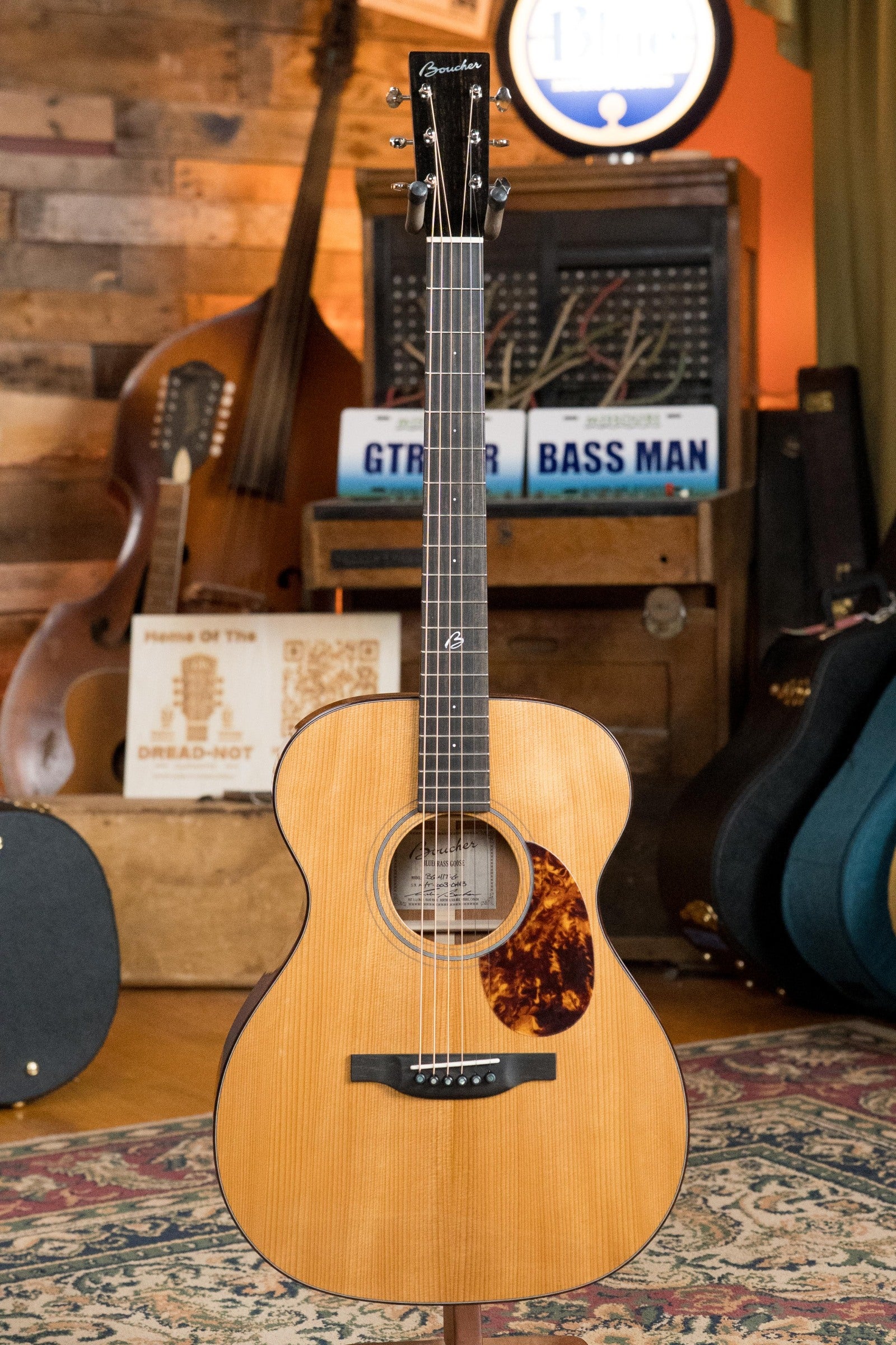 Boucher BG-41T-G Bluegrass Goose Series *ALL* Torrefied Adirondack/Mahogany OM Gold Pack Acoustic Guitar #1003