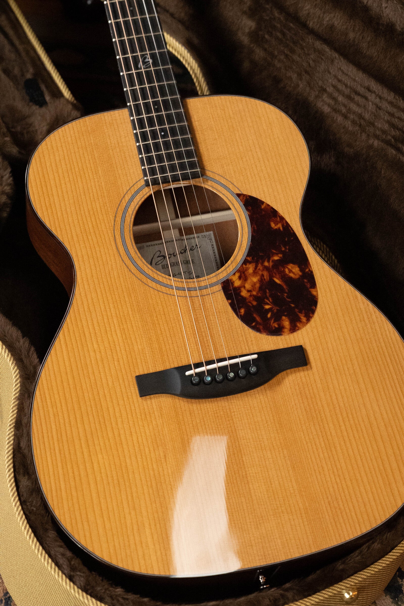 Boucher BG-41T-G Bluegrass Goose Series *ALL* Torrefied Adirondack/Mahogany OM Gold Pack Acoustic Guitar #1013