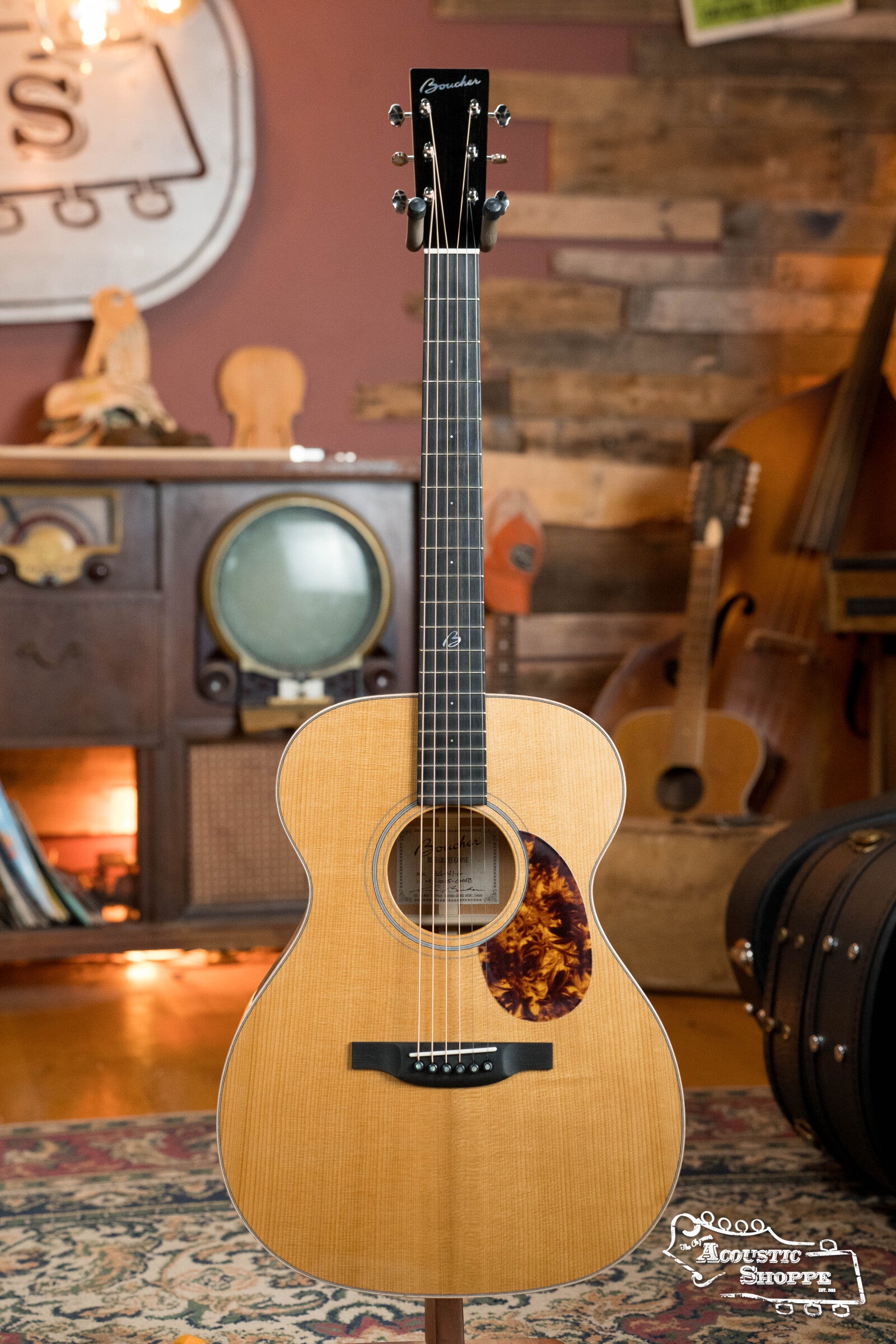 Boucher BG-41-G Bluegrass Goose Series Gold Torrefied Adirondack/Mahogany OM Acoustic Guitar #1015