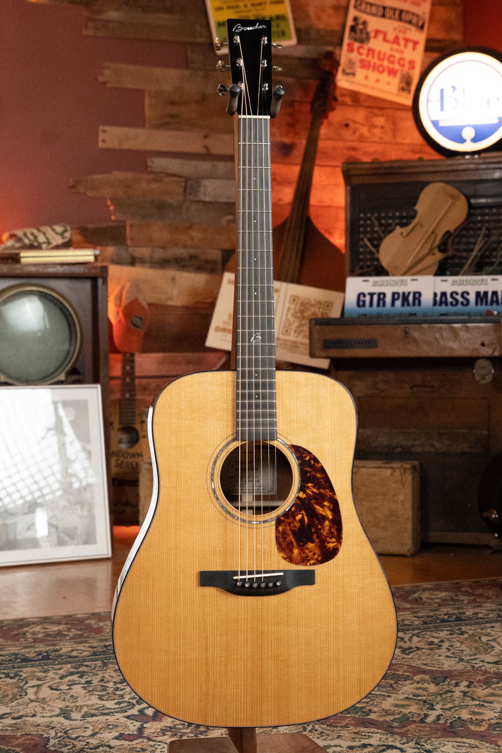 Boucher BG-42T-GM Bluegrass Goose Series *ALL* Torrefied Master Grade Adirondack/Mahogany Dreadnought Gold Master Pack Acoustic Guitar #1038